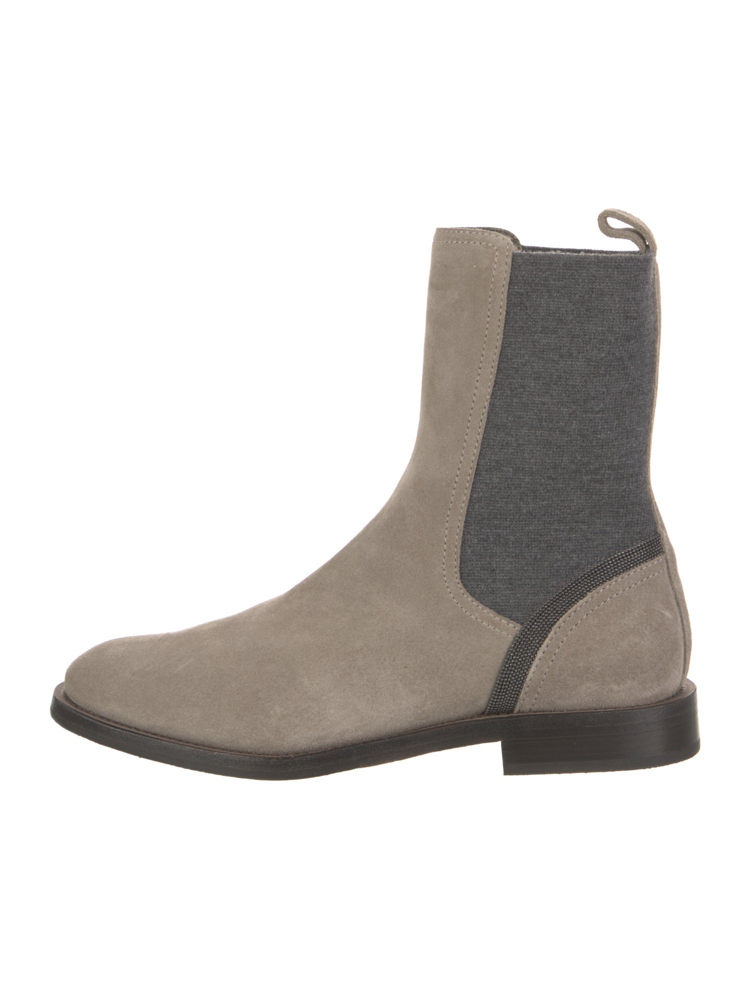Brunello Cucinelli Suede Chelsea Boots