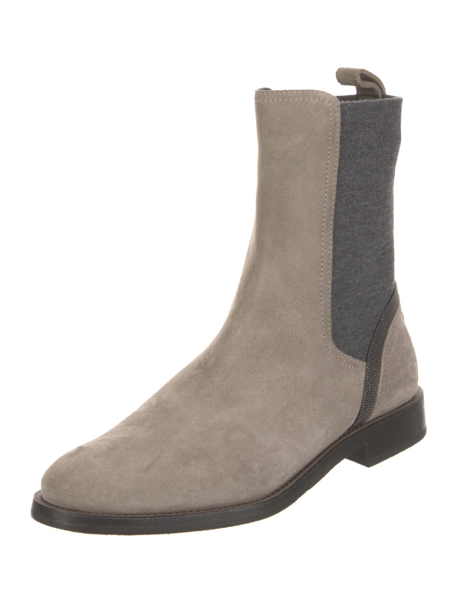 Brunello Cucinelli Suede Chelsea Boots