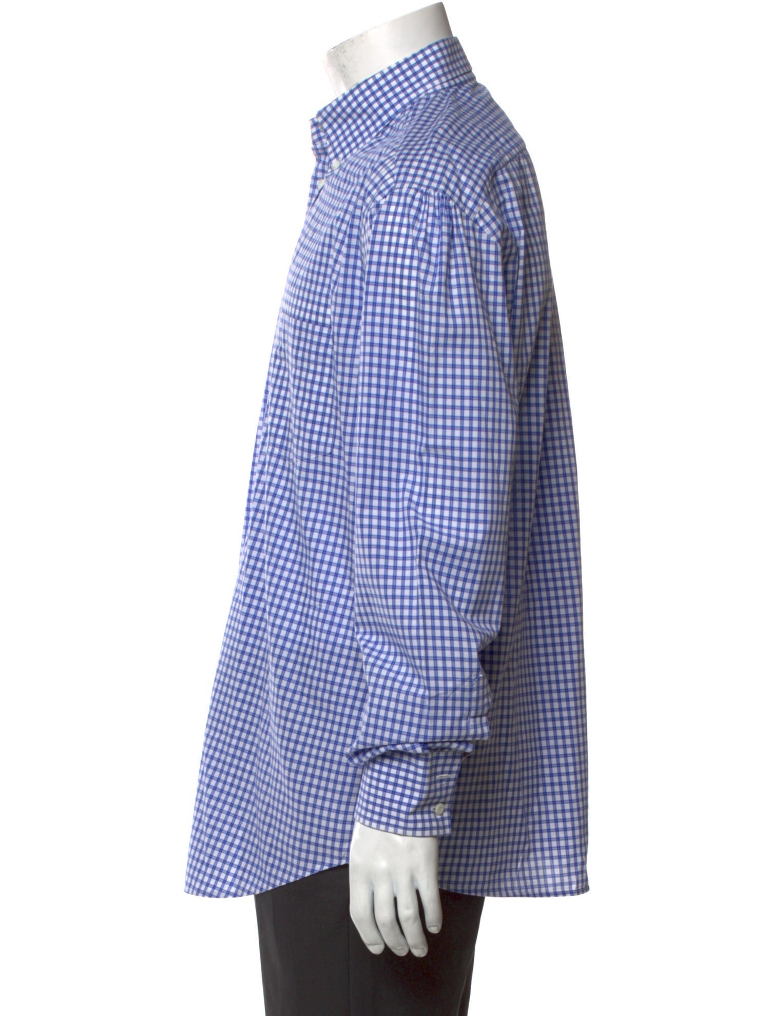 Brunello Cucinelli Plaid Print Long Sleeve Shirt