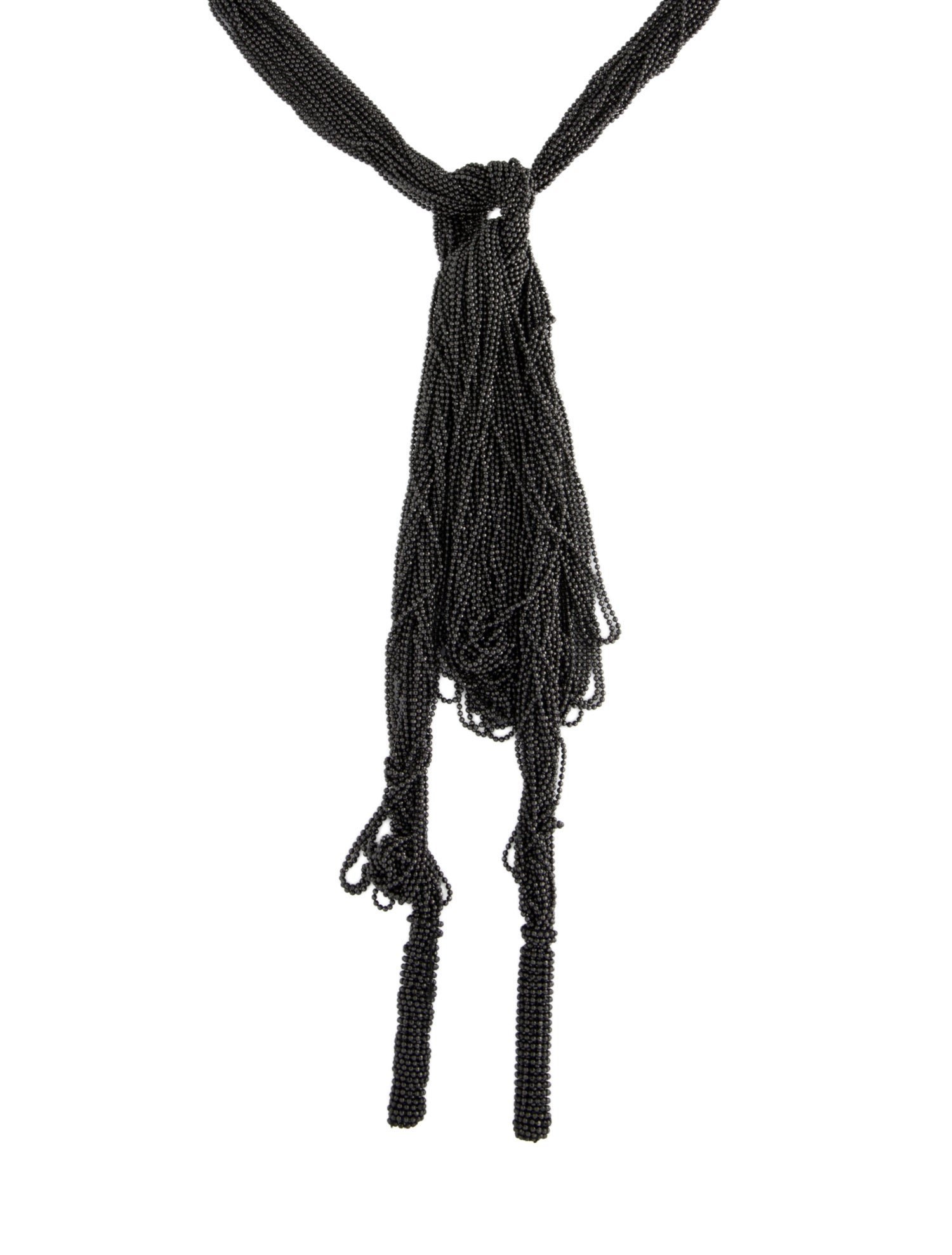 Brunello Cucinelli Monili Bead Lariat Necklace