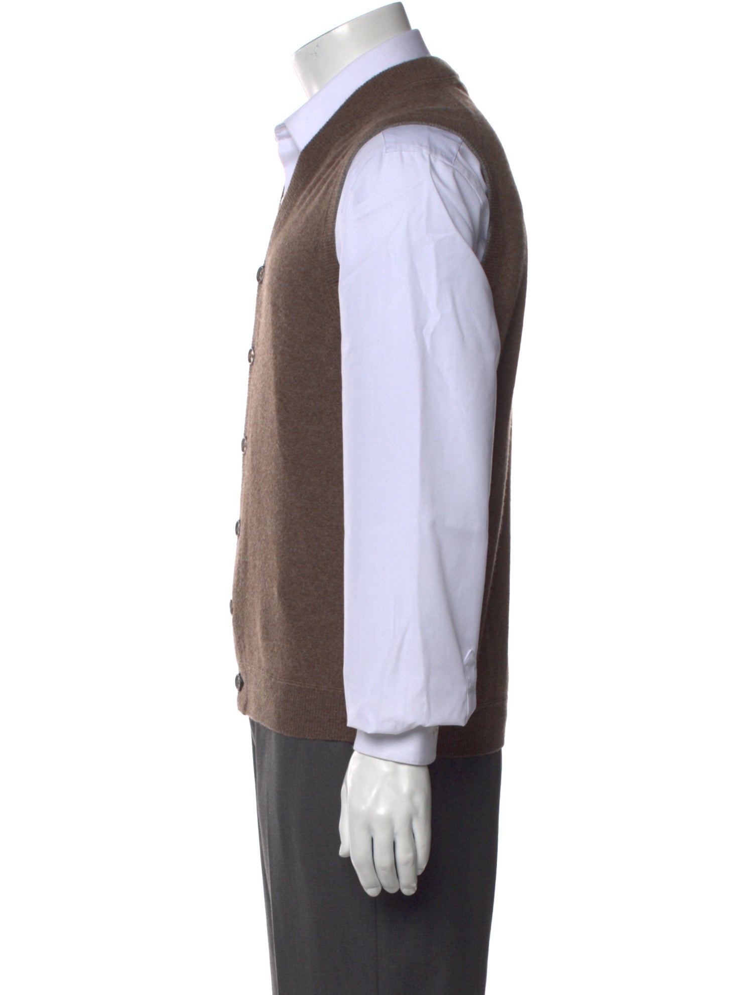 Brunello Cucinelli Cashmere V-Neck Sweater Vest