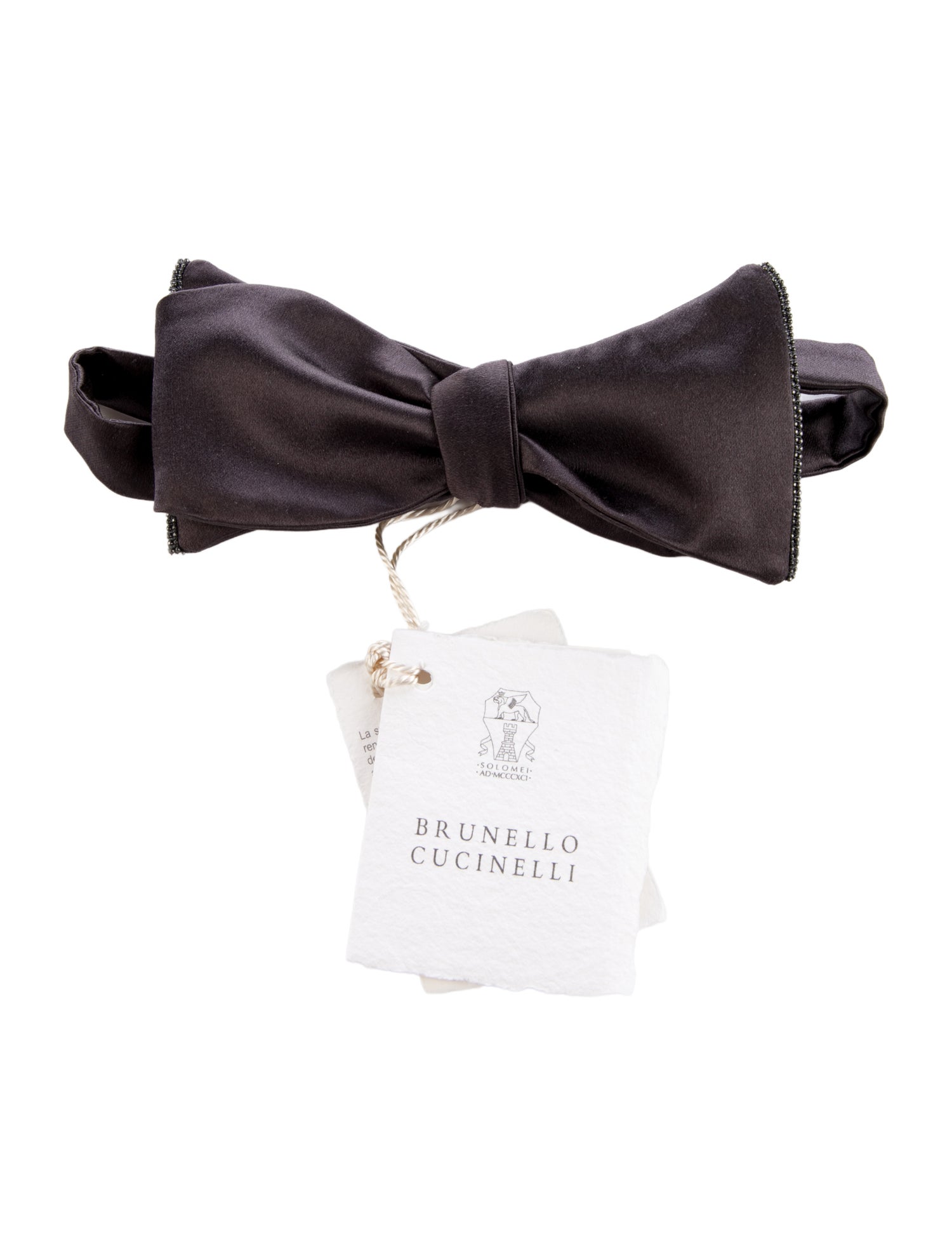 Brunello Cucinelli Silk Bow Tie