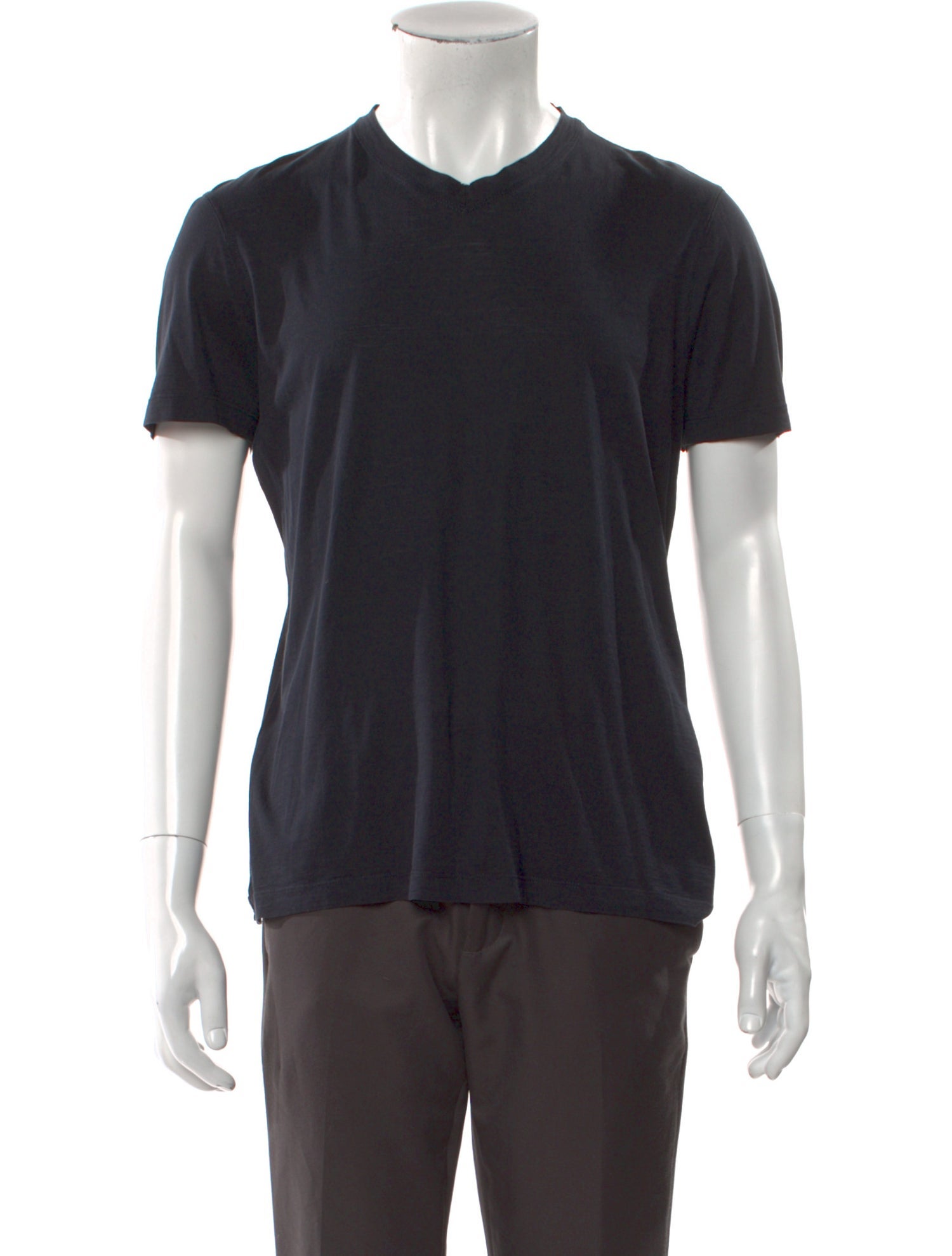 Brunello Cucinelli Silk V-Neck T-Shirt