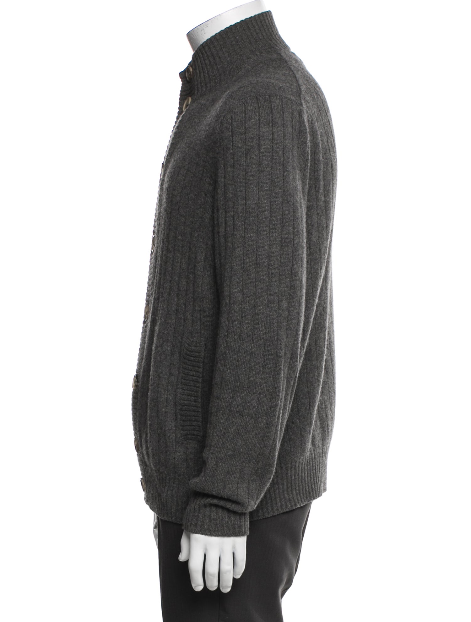 Brunello Cucinelli Cashmere Mock Neck Cardigan