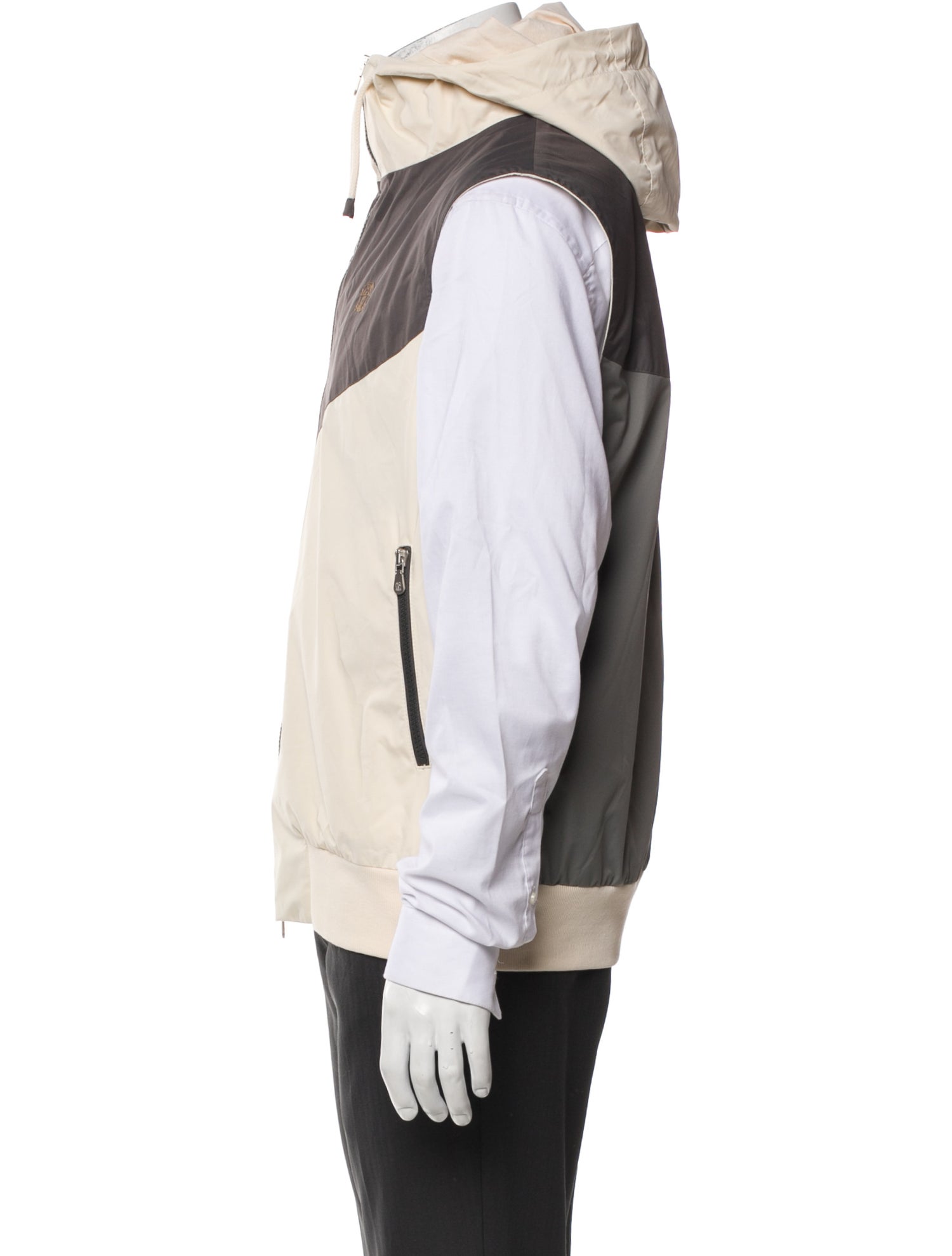 Brunello Cucinelli Colorblock Pattern Windbreaker