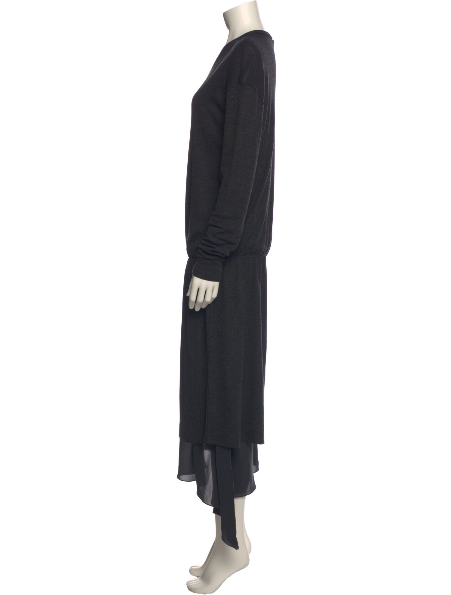 Brunello Cucinelli Wool Midi Length Dress