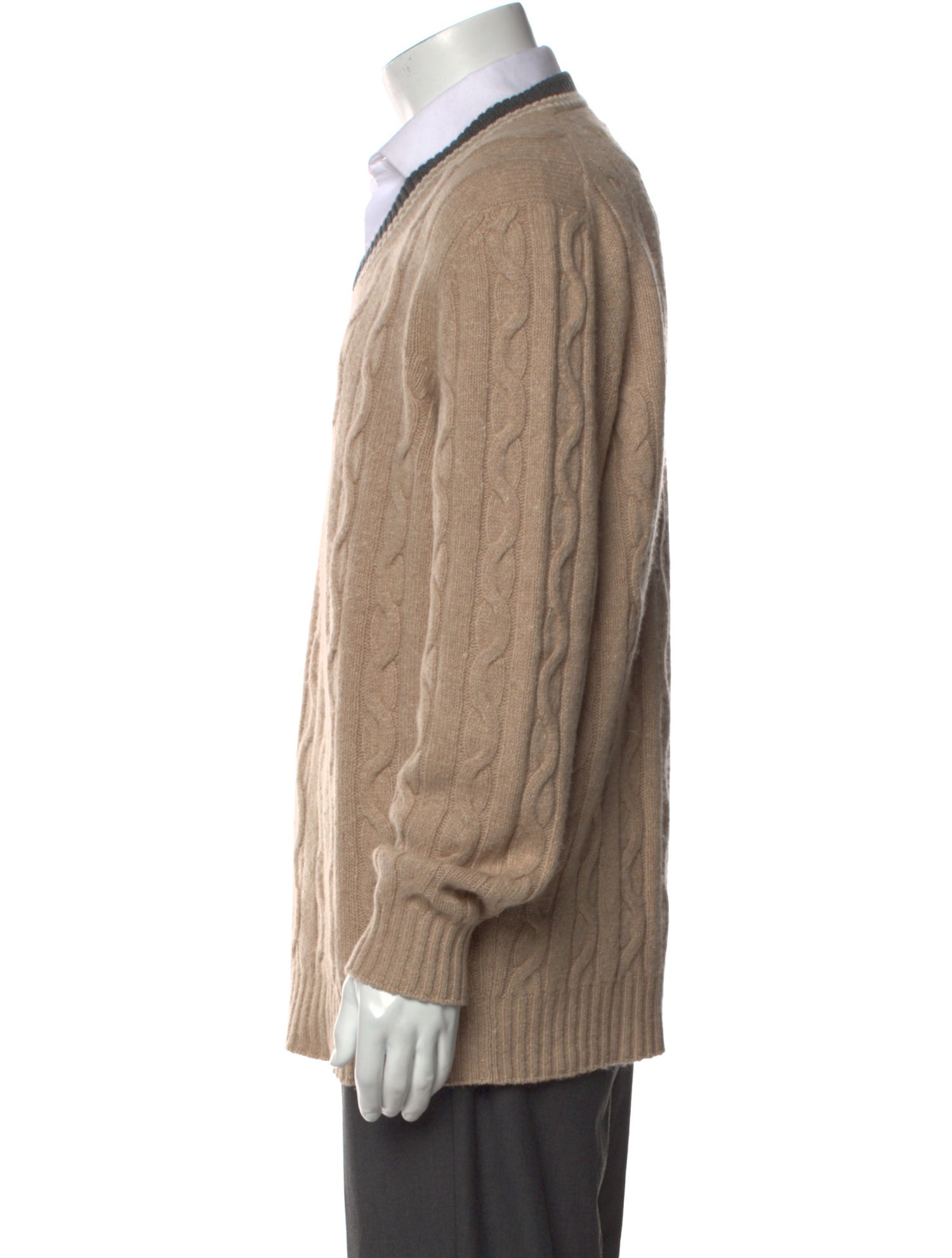 Brunello Cucinelli V-Neck Long Sleeve Pullover
