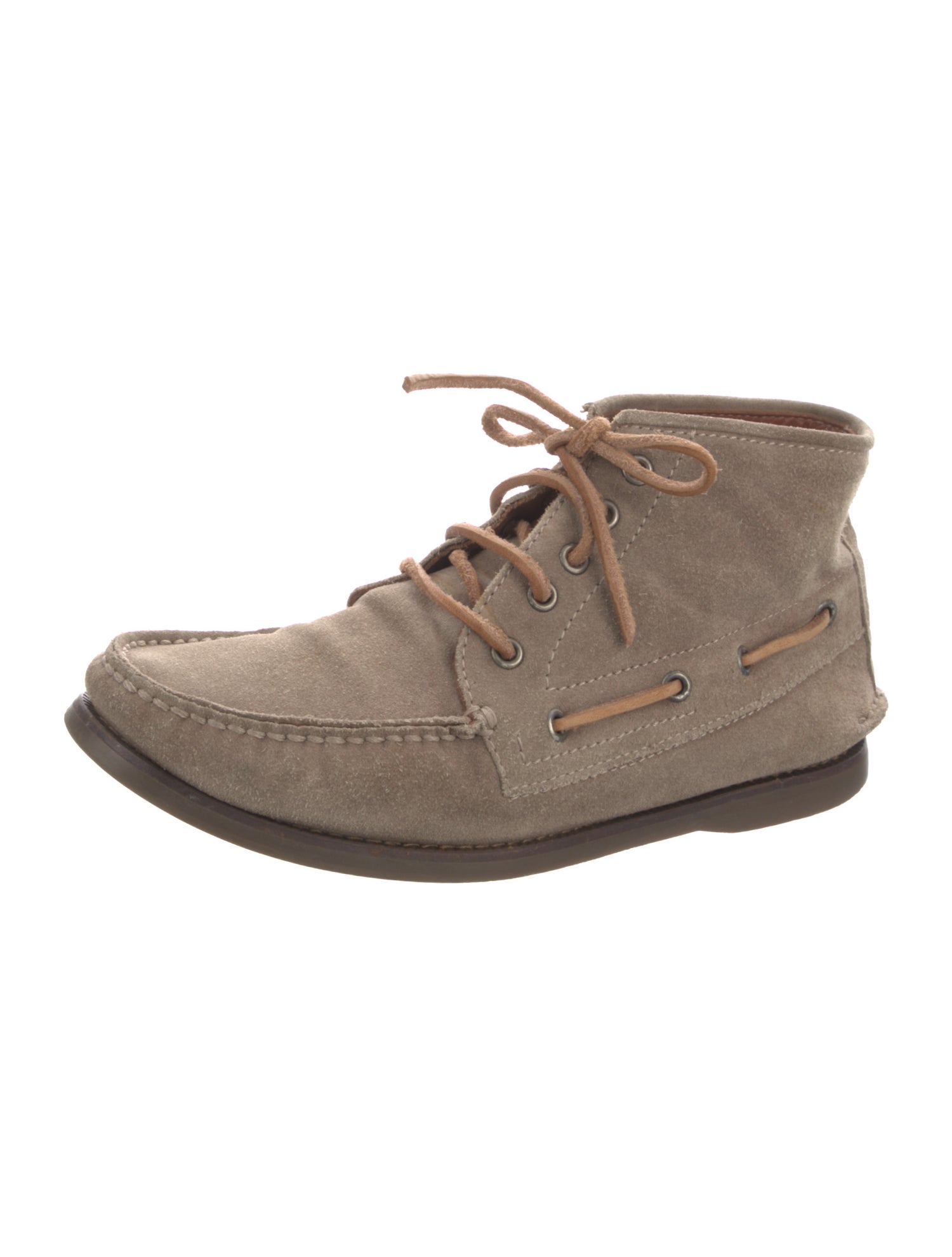 Brunello Cucinelli Suede Lace-Up Boots