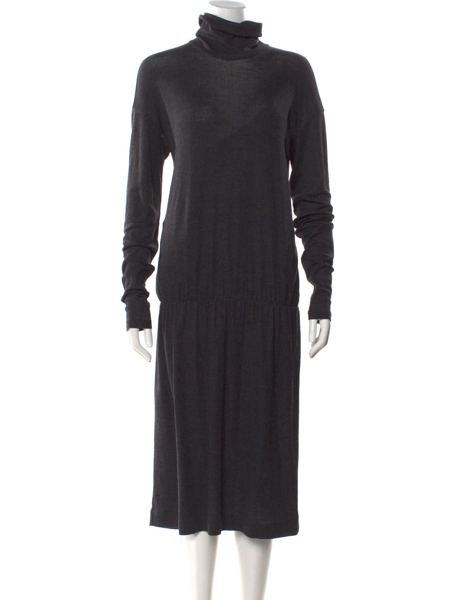 Brunello Cucinelli Wool Midi Length Dress