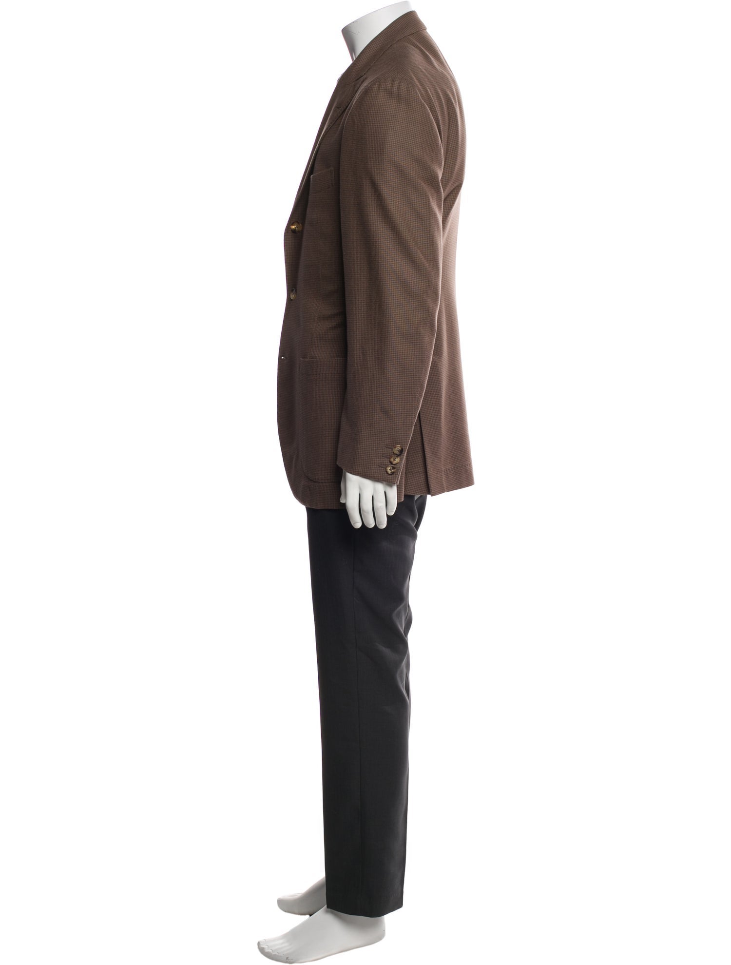 Brunello Cucinelli Cashmere Plaid Print Blazer