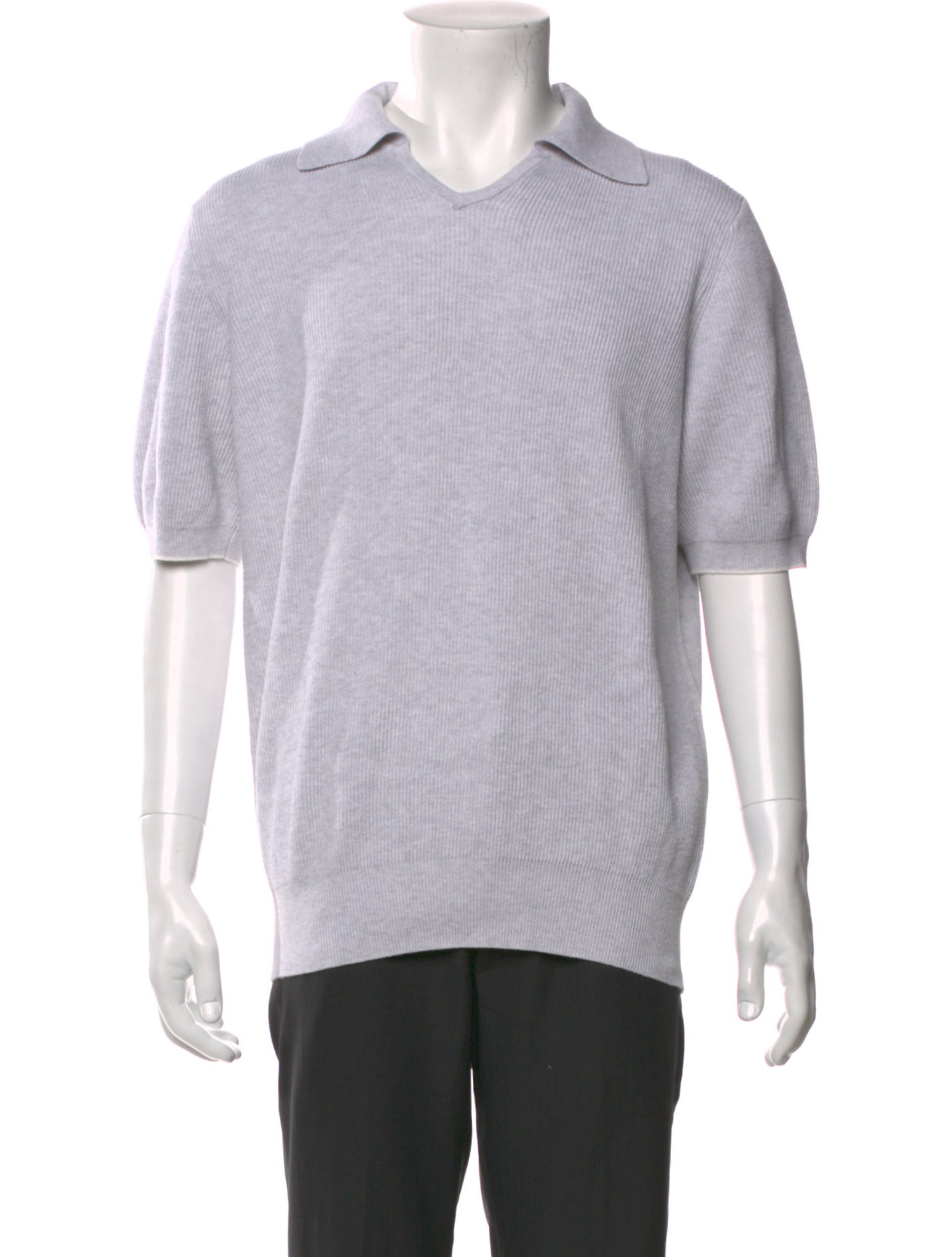Brunello Cucinelli Collar Short Sleeve Polo Sweater