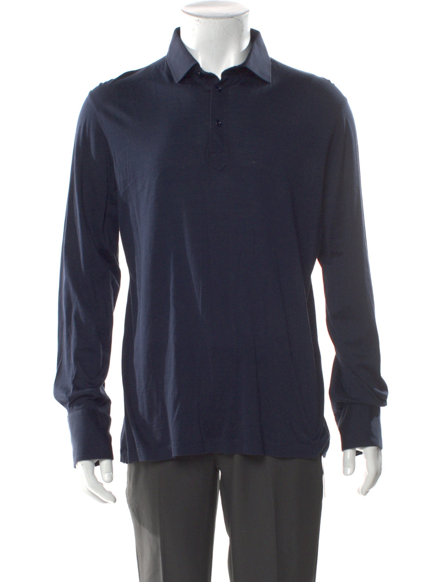 Brunello Cucinelli Silk Long Sleeve Shirt