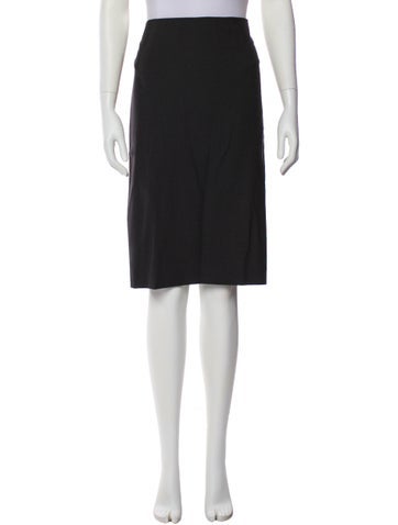 Pre-owned Brunello Cucinelli Vintage Knee-length Skirt In Black