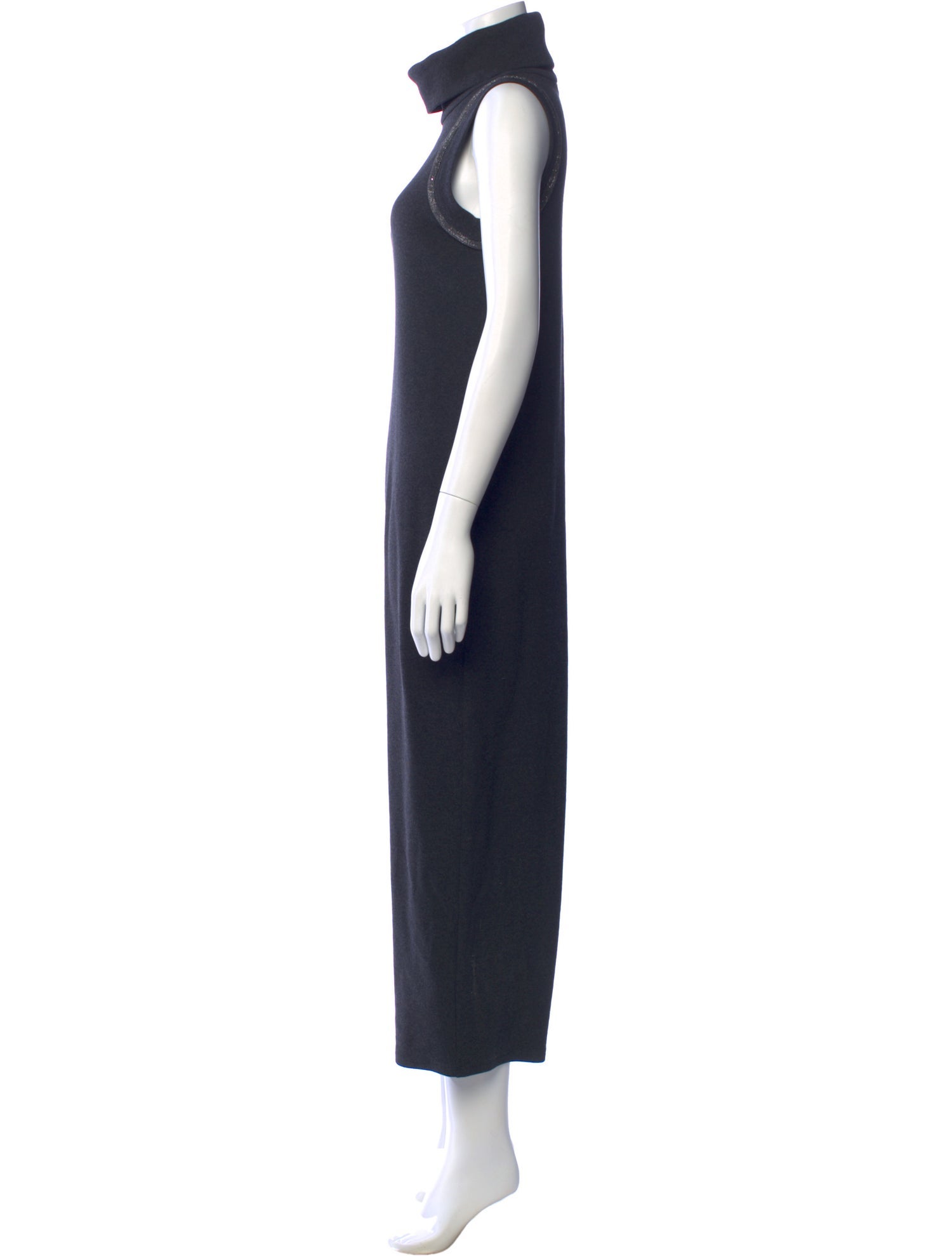 Brunello Cucinelli Turtleneck Long Dress