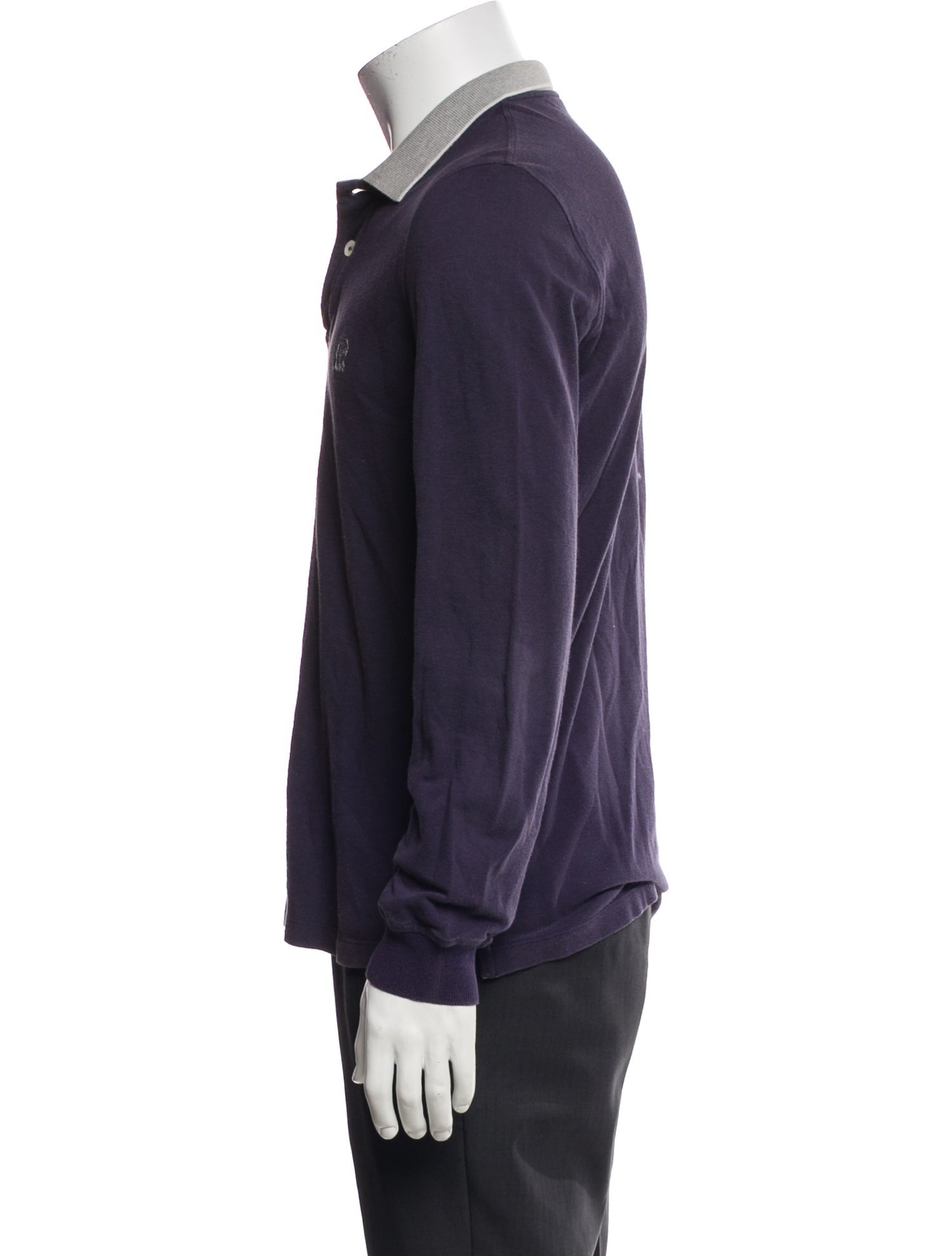 Brunello Cucinelli Crew Neck Long Sleeve Polo Shirt