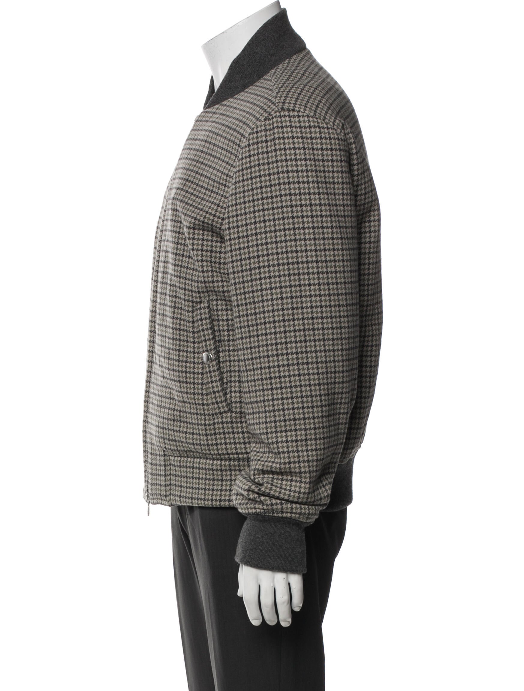Brunello Cucinelli Cashmere Printed Bomber Jacket