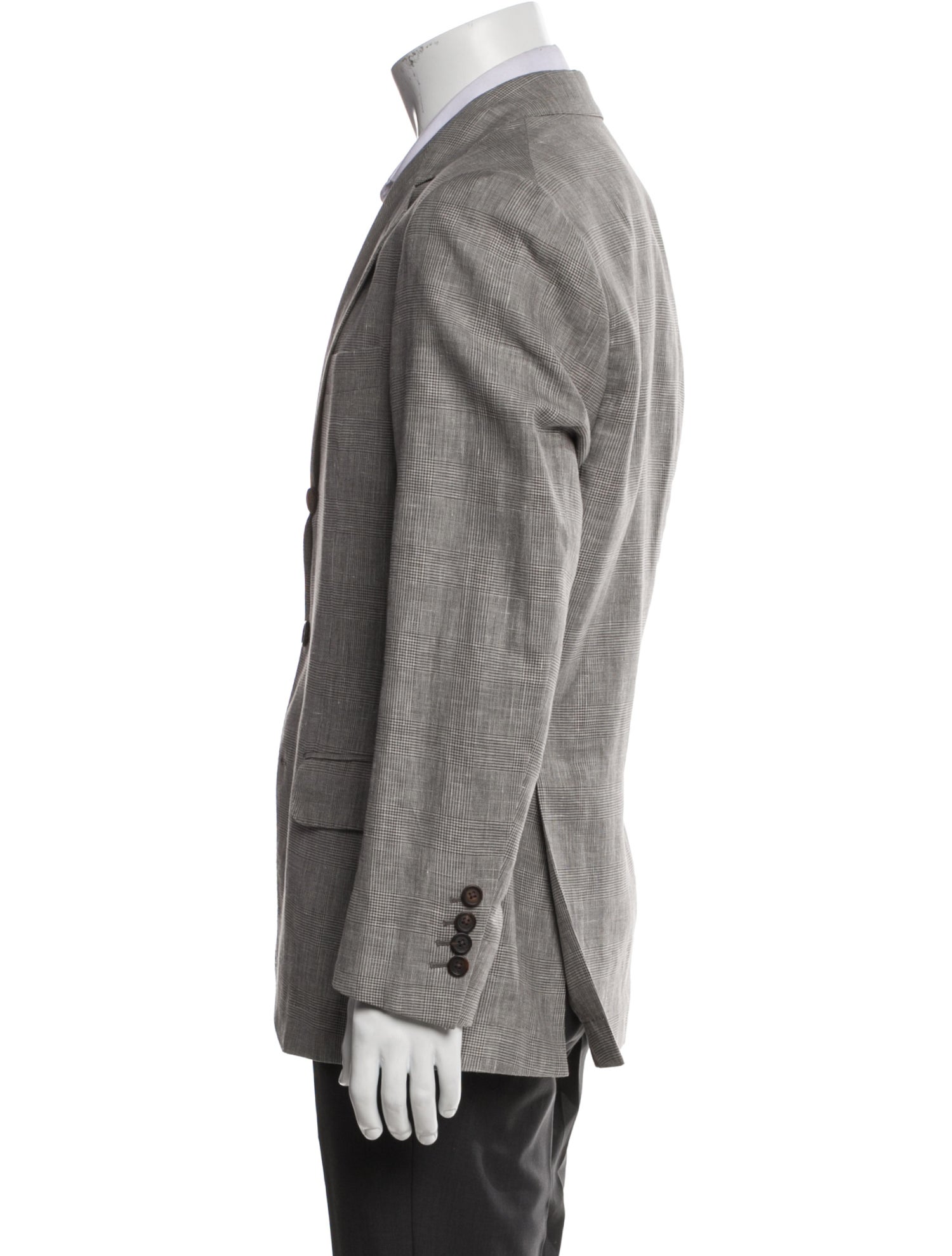 Brunello Cucinelli Wool Patterned Blazer
