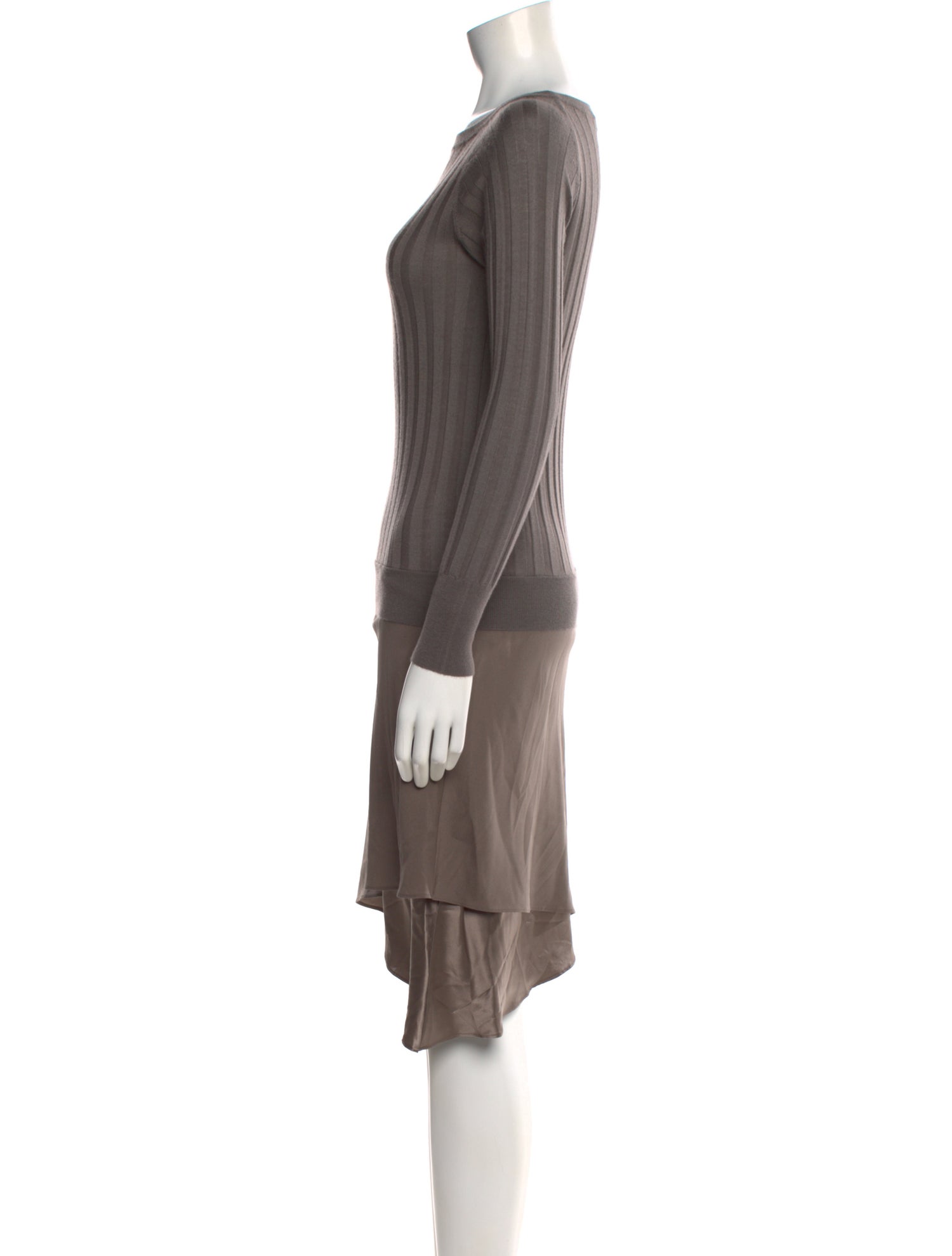 Brunello Cucinelli Silk Midi Length Dress