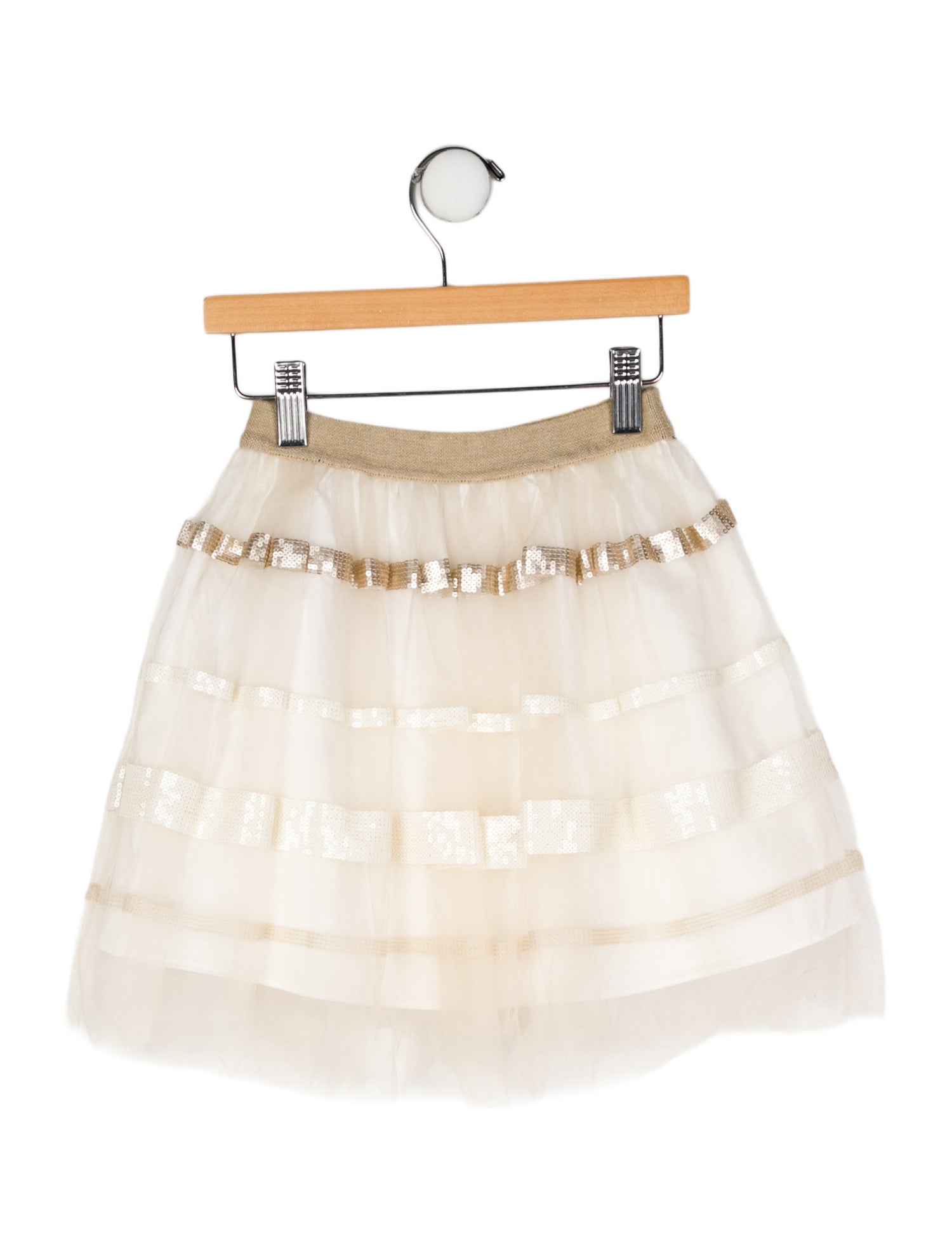 Brunello Cucinelli Solid Skirt