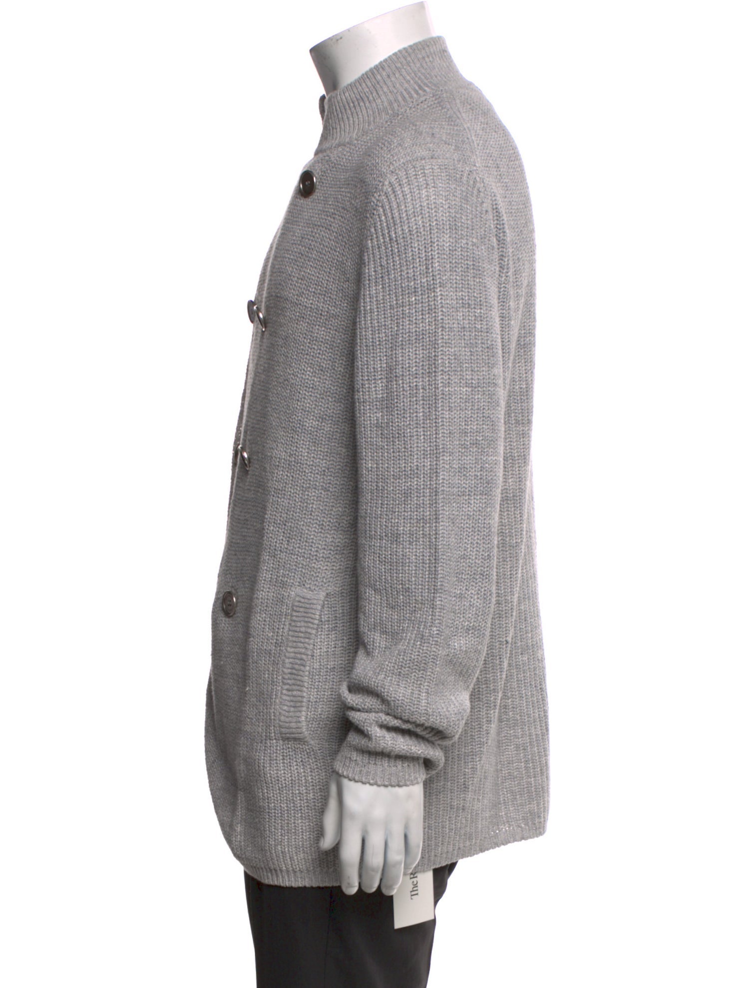 Brunello Cucinelli Linen Mock Neck Cardigan