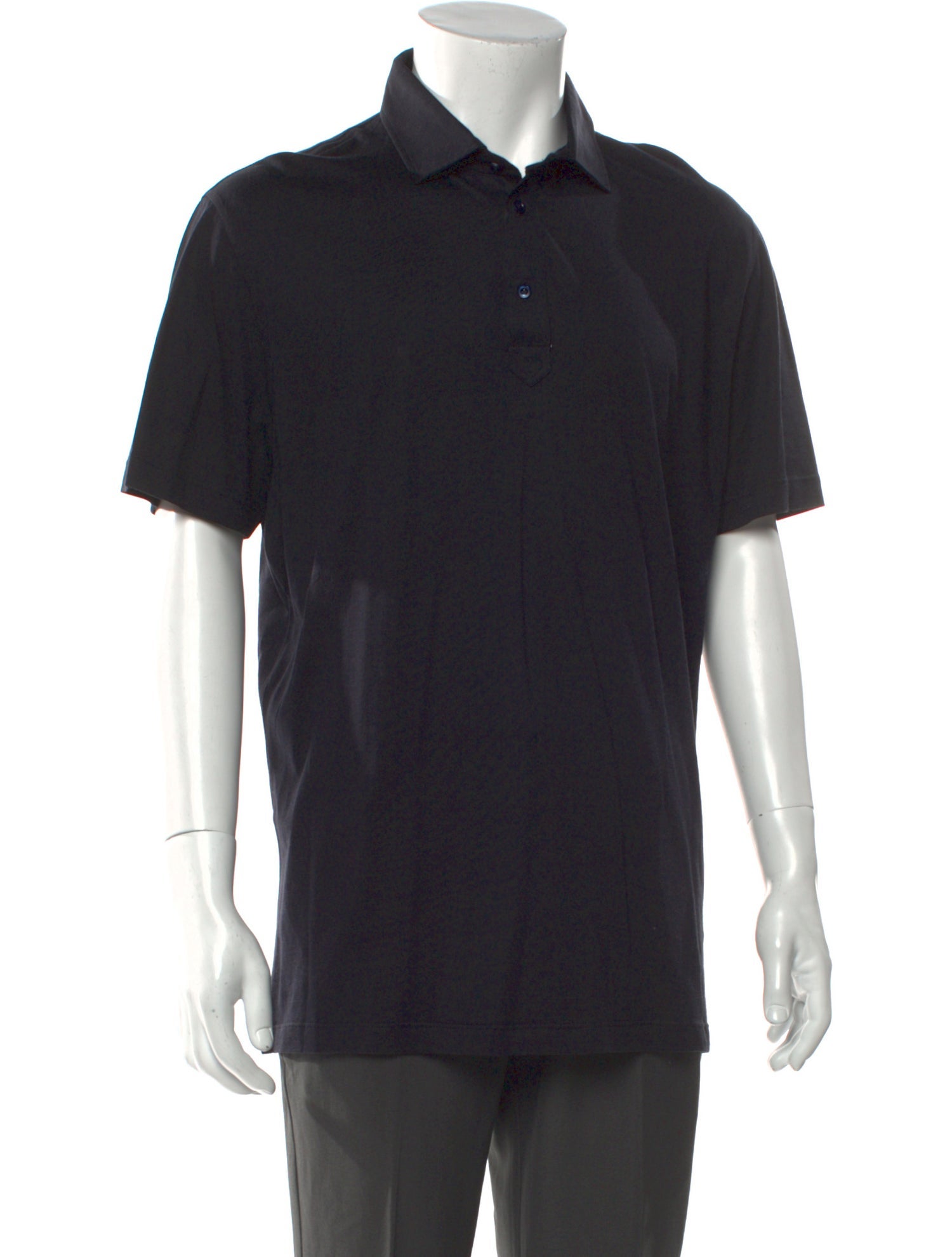 Brunello Cucinelli Silk Crew Neck Polo Shirt