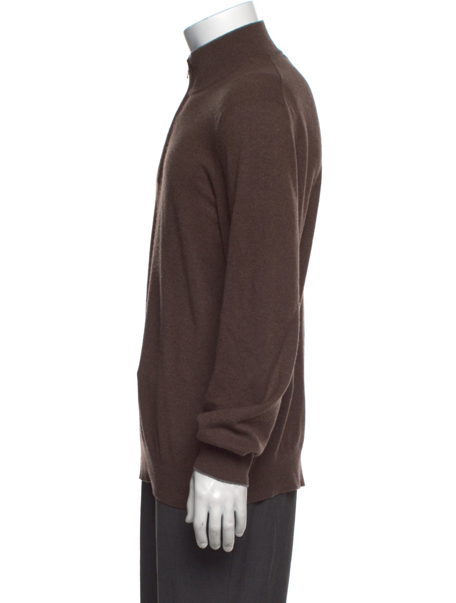 Brunello Cucinelli Cashmere Mock Neck Polo Sweater