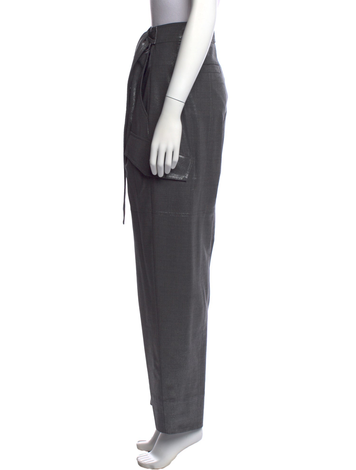 Brunello Cucinelli Virgin Wool Straight Leg Pants