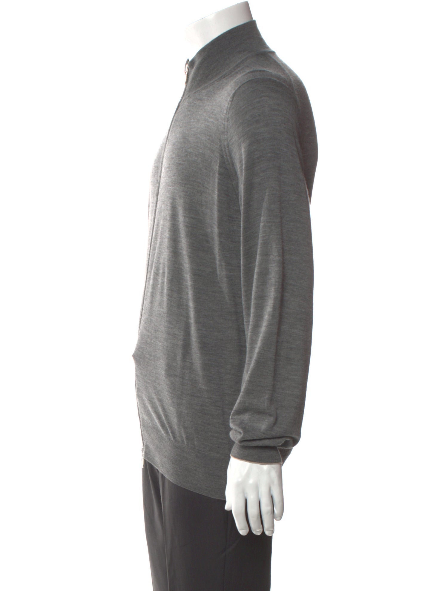 Brunello Cucinelli Cashmere Mock Neck Cardigan
