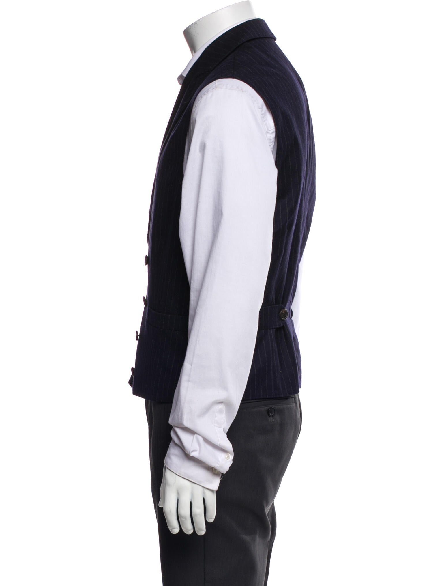 Brunello Cucinelli Wool Striped Suit Vest