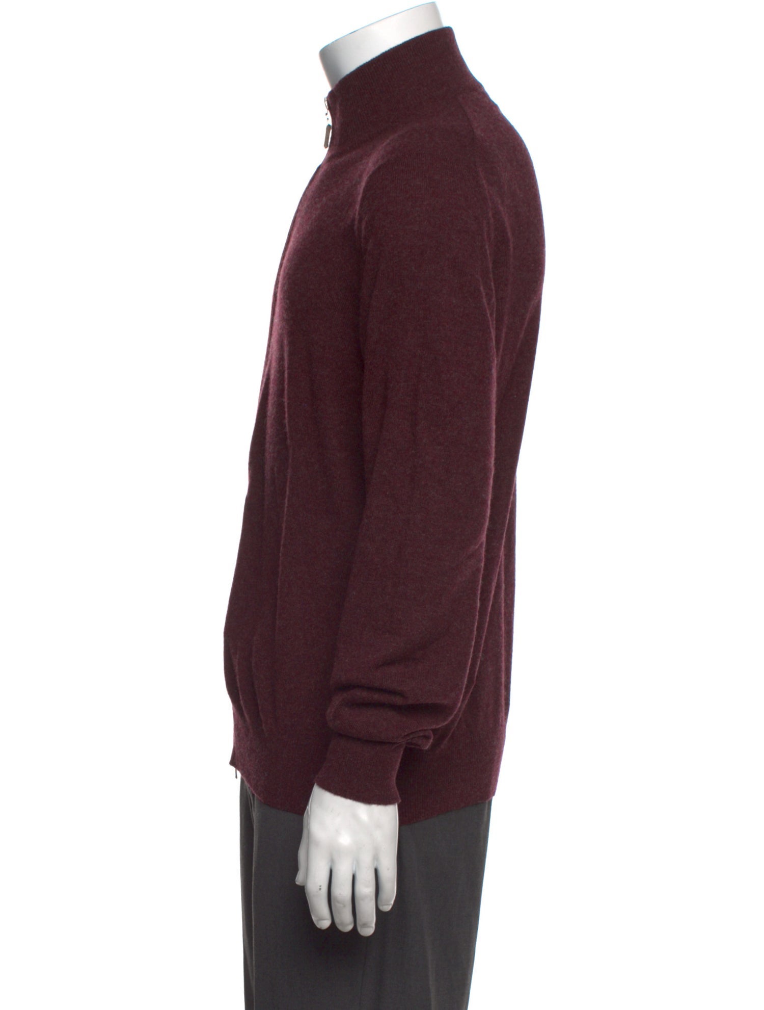 Brunello Cucinelli Cashmere Mock Neck Cardigan