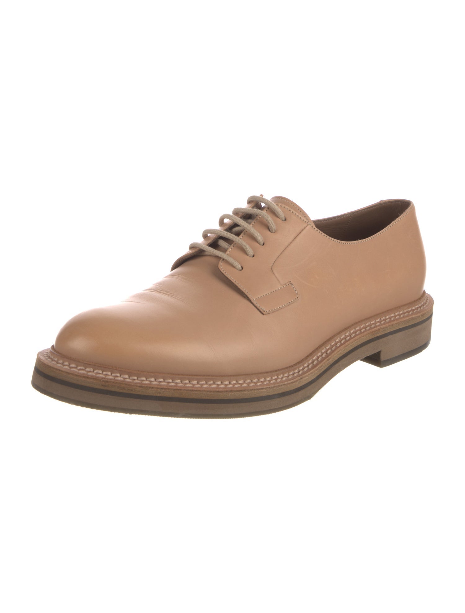 Brunello Cucinelli Leather Derby Shoes