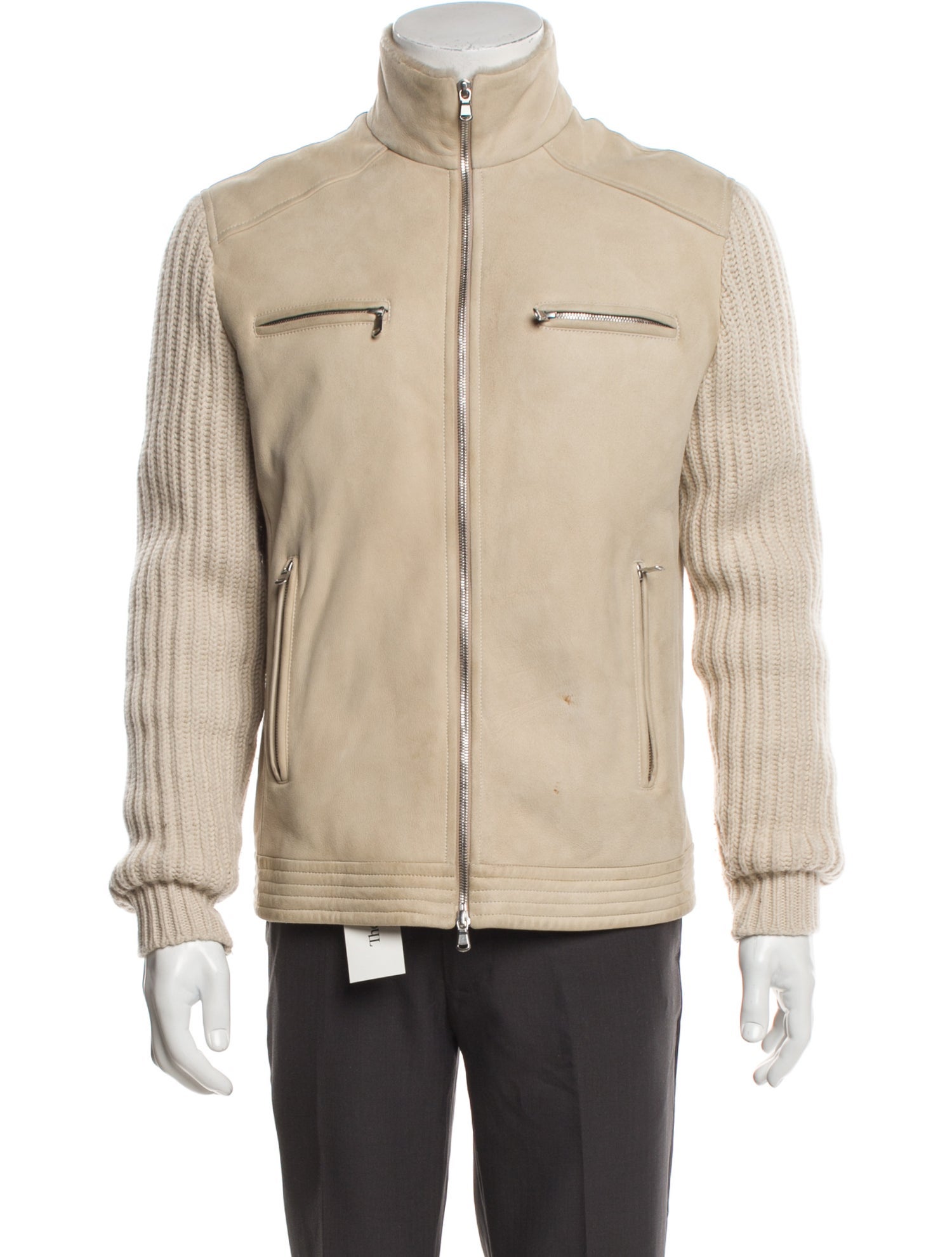 Brunello Cucinelli Leather Moto Jacket