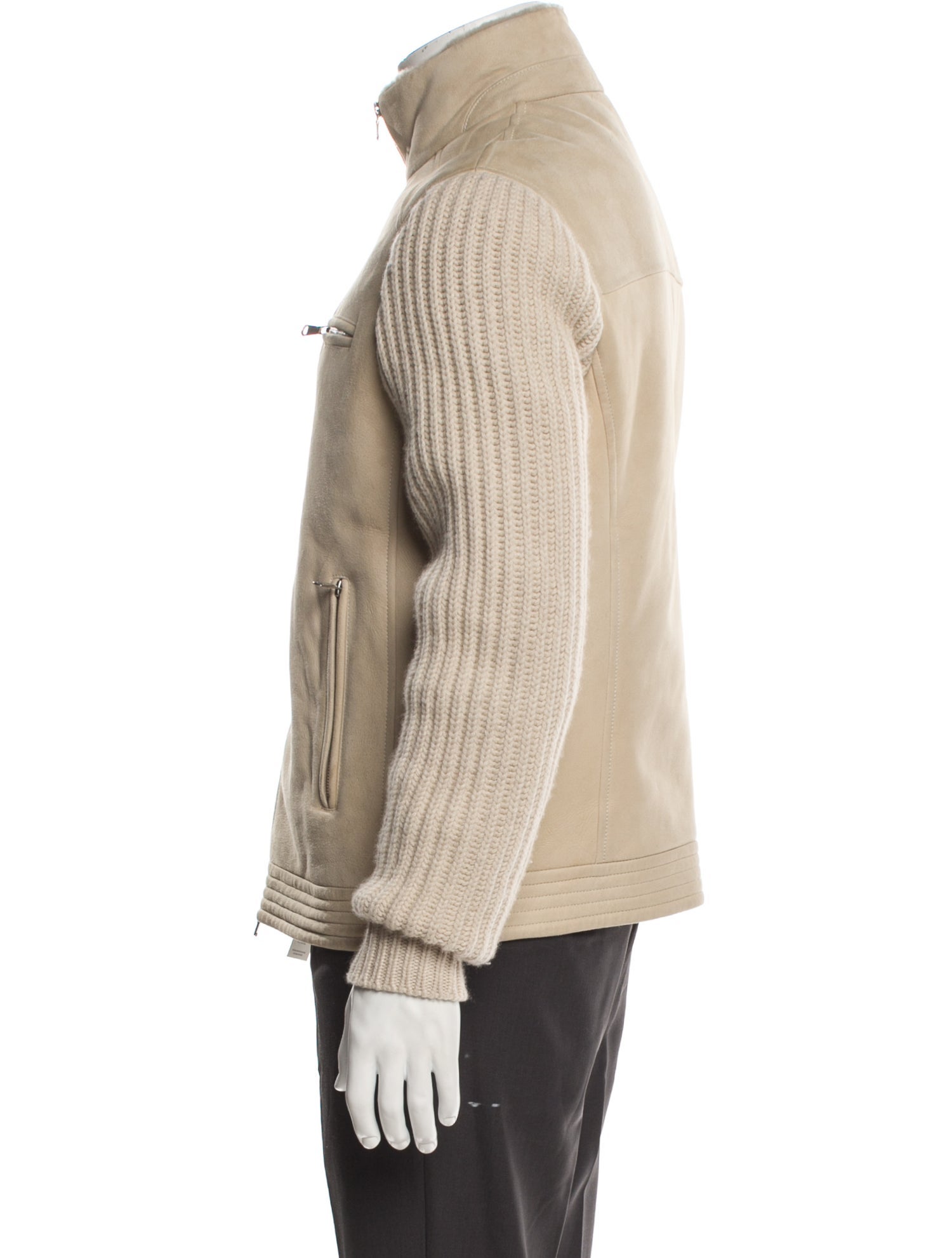 Brunello Cucinelli Leather Moto Jacket