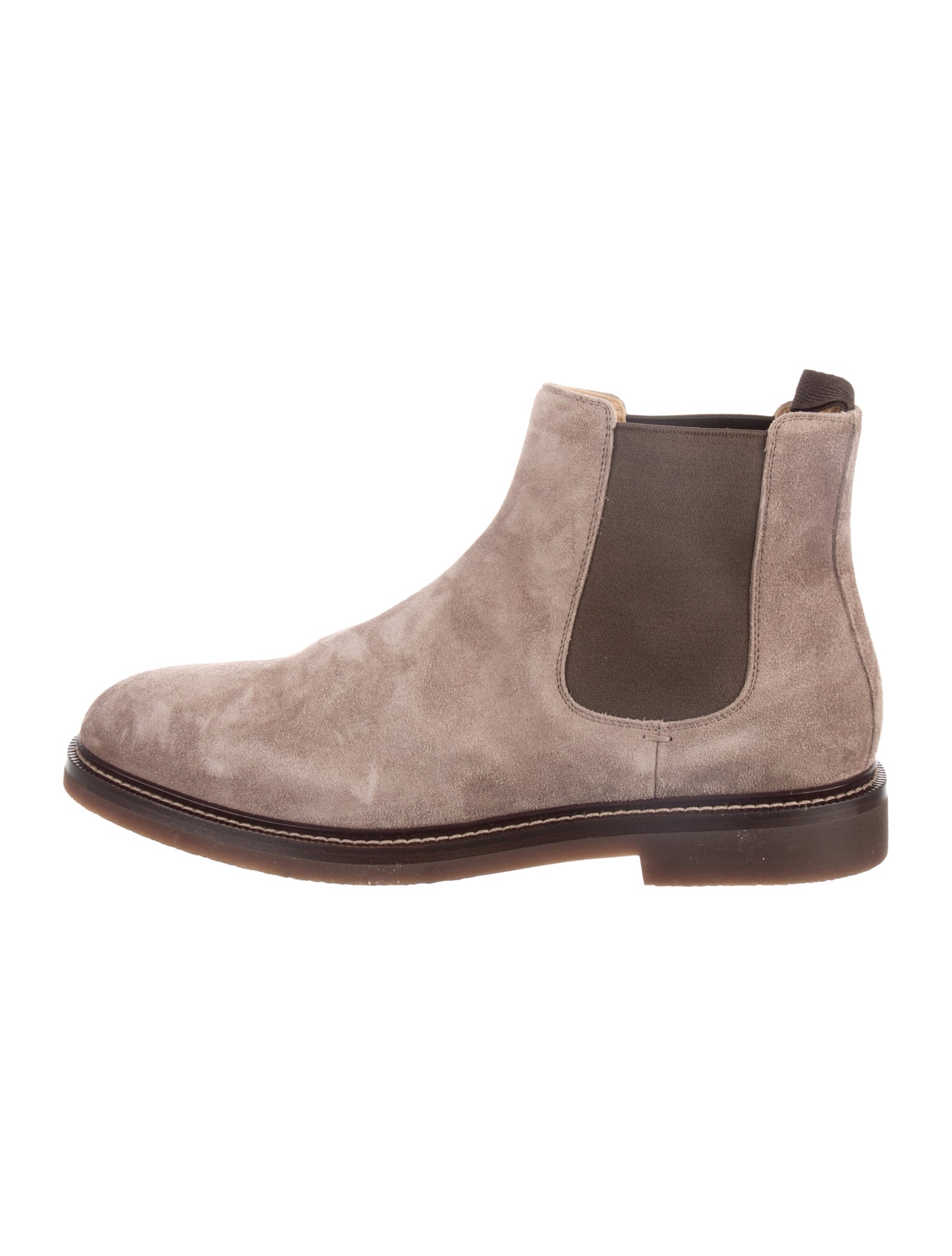 Brunello Cucinelli Suede Chelsea Boots