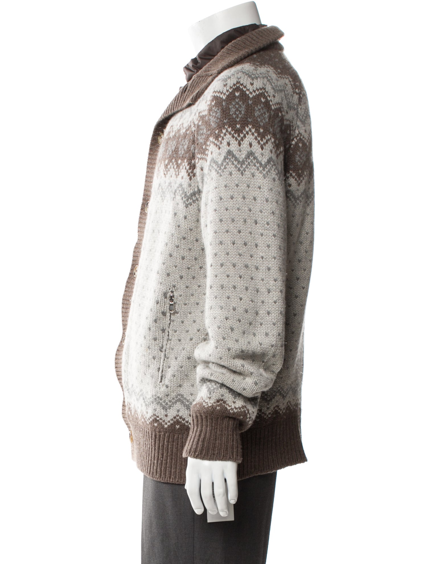 Brunello Cucinelli Cashmere Printed Cardigan
