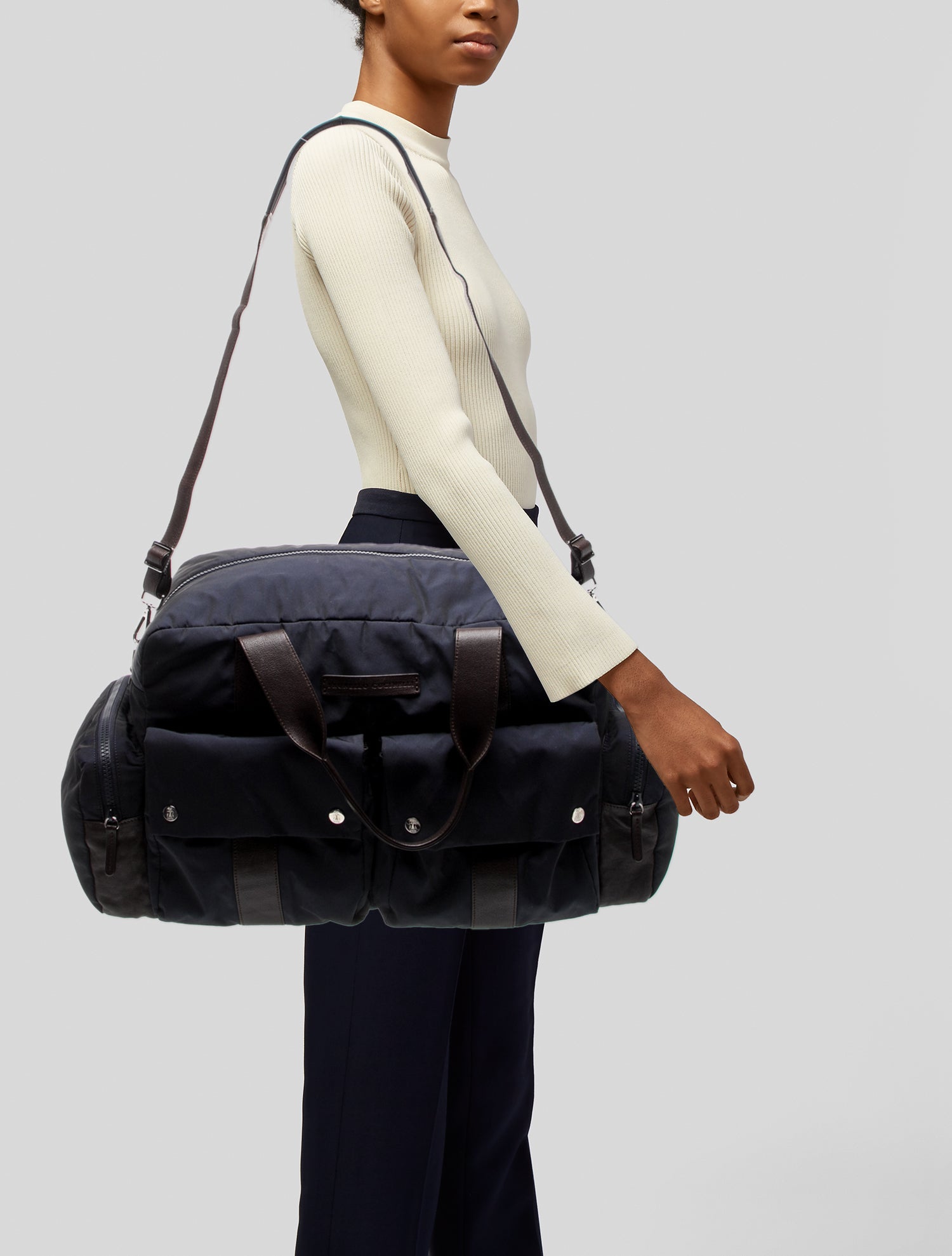 Brunello Cucinelli Nylon Weekender Bag