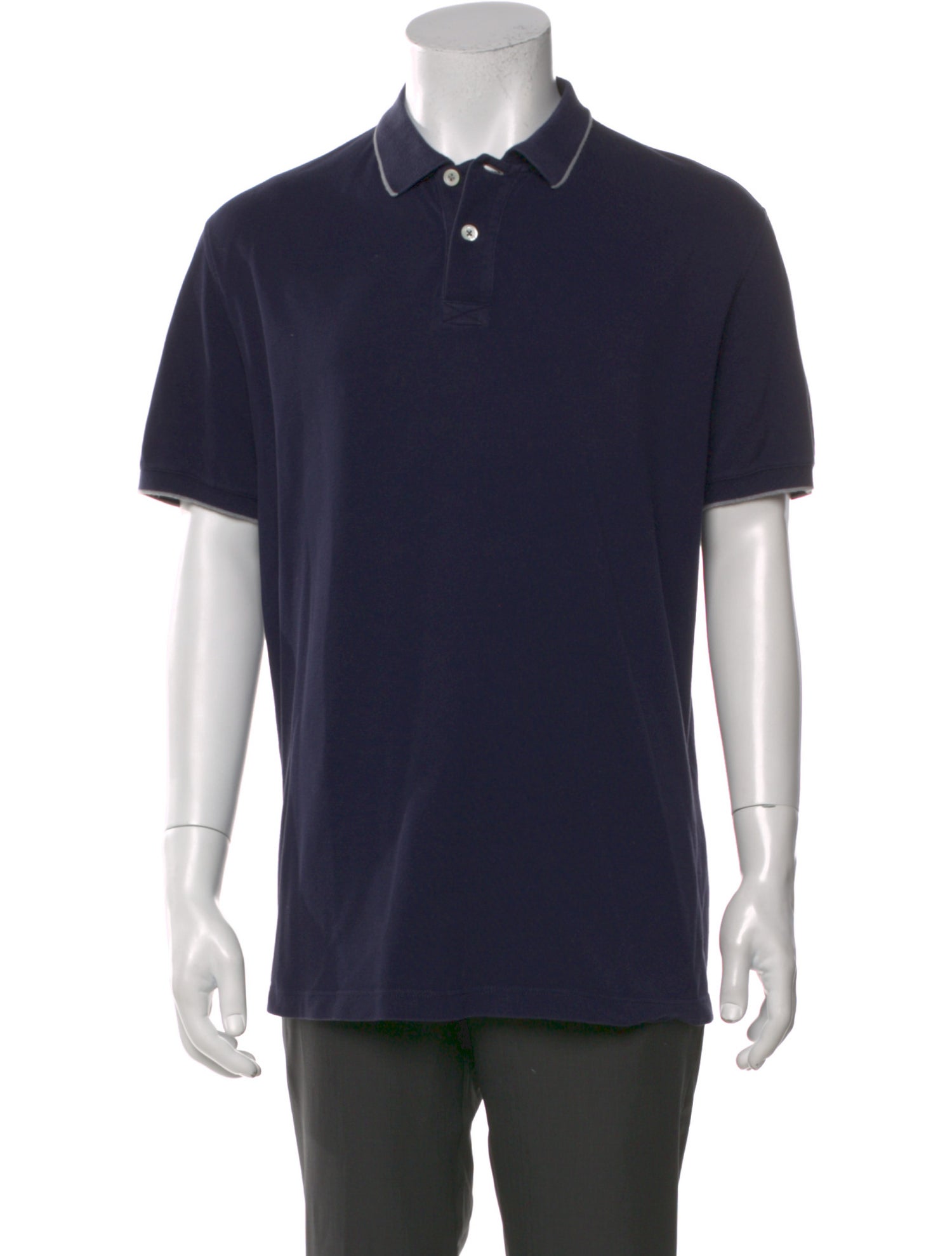 Brunello Cucinelli Crew Neck Short Sleeve Polo Shirt