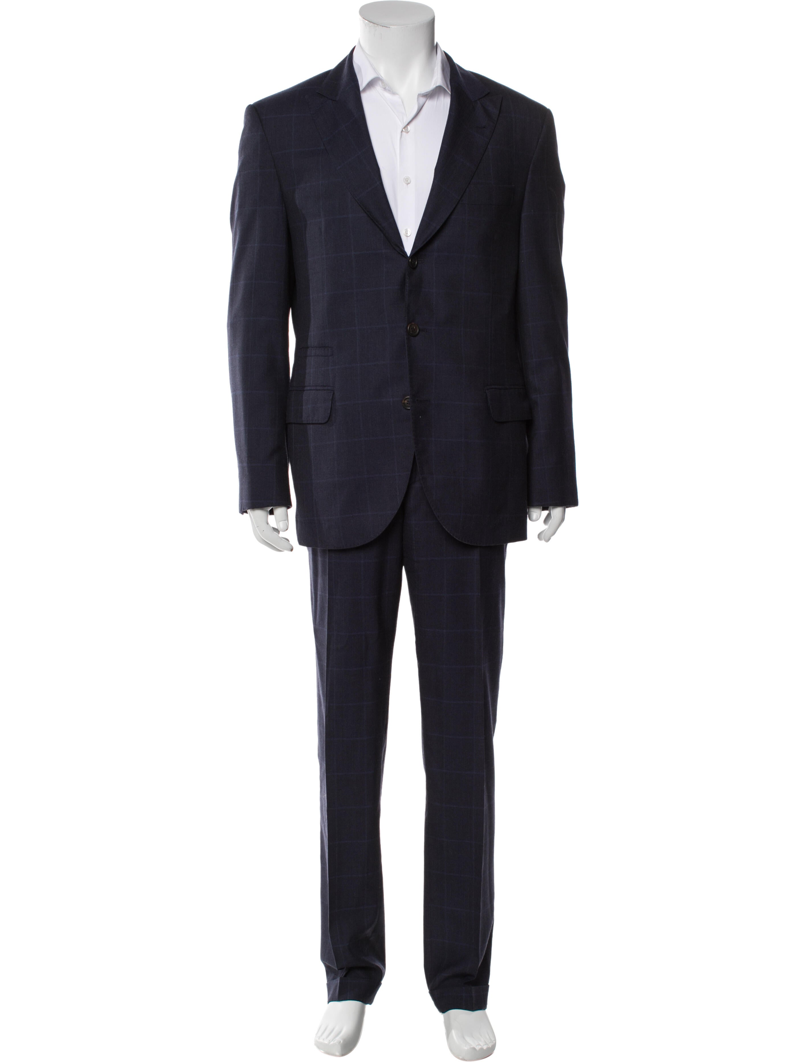 Brunello Cucinelli Mens' Patterned Suit-Set