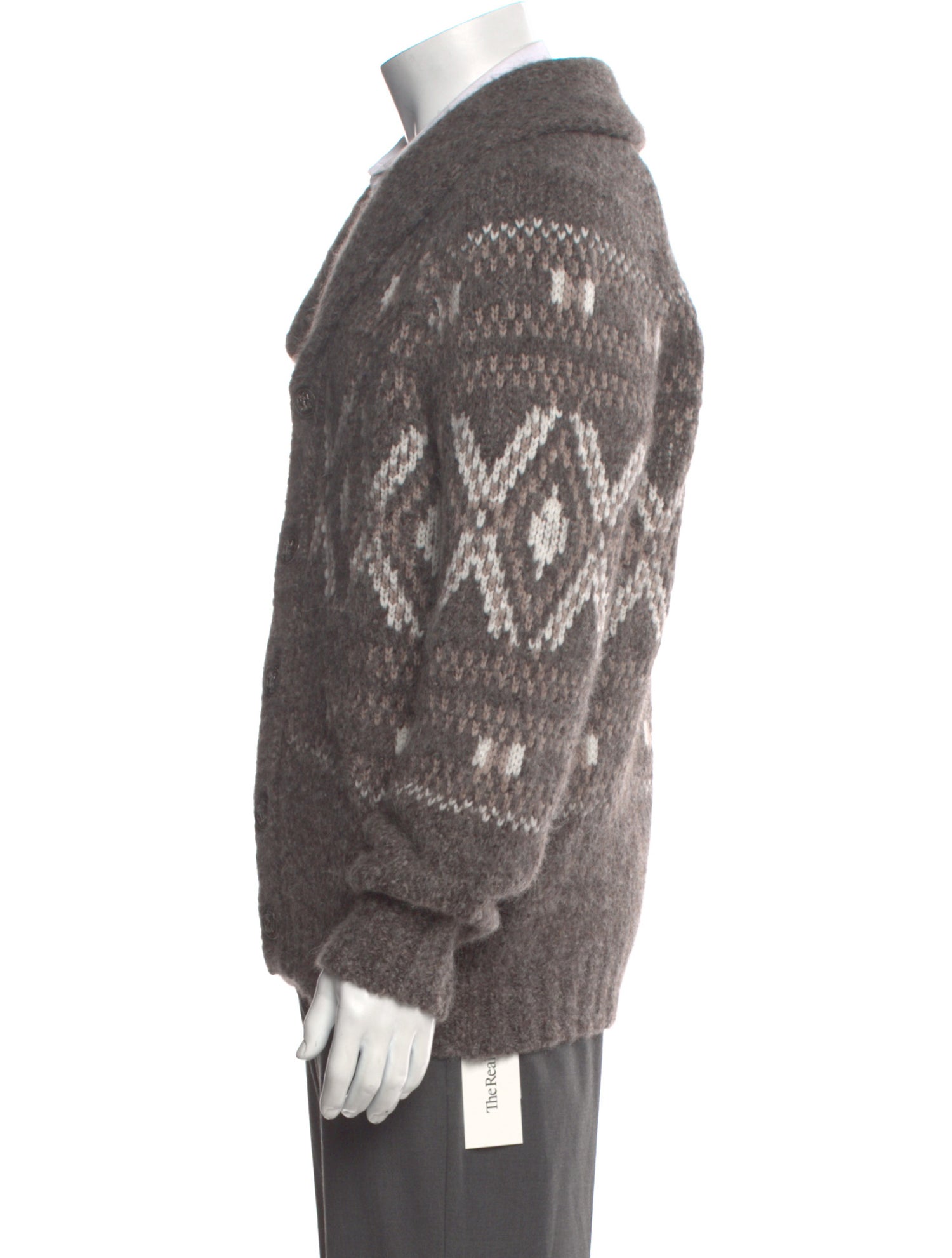 Brunello Cucinelli Alpaca Printed Cardigan