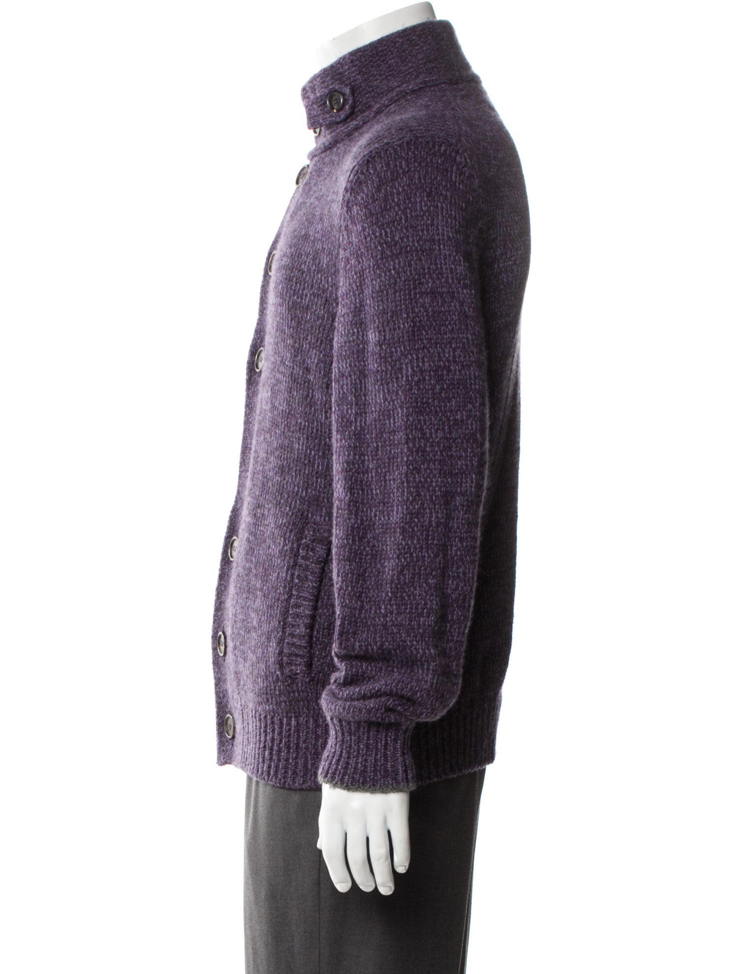 Brunello Cucinelli Cashmere Mock Neck Cardigan