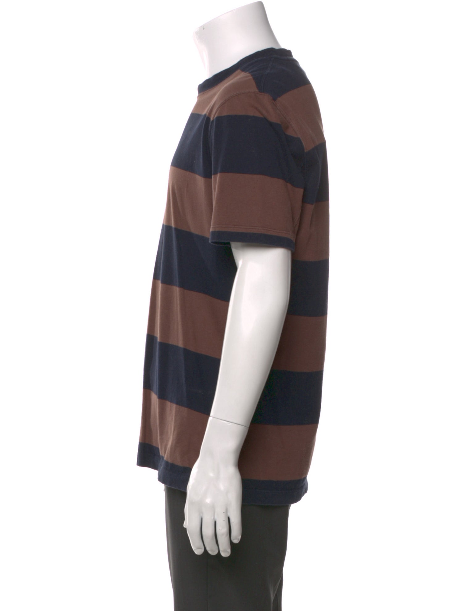Brunello Cucinelli Striped Crew Neck T-Shirt