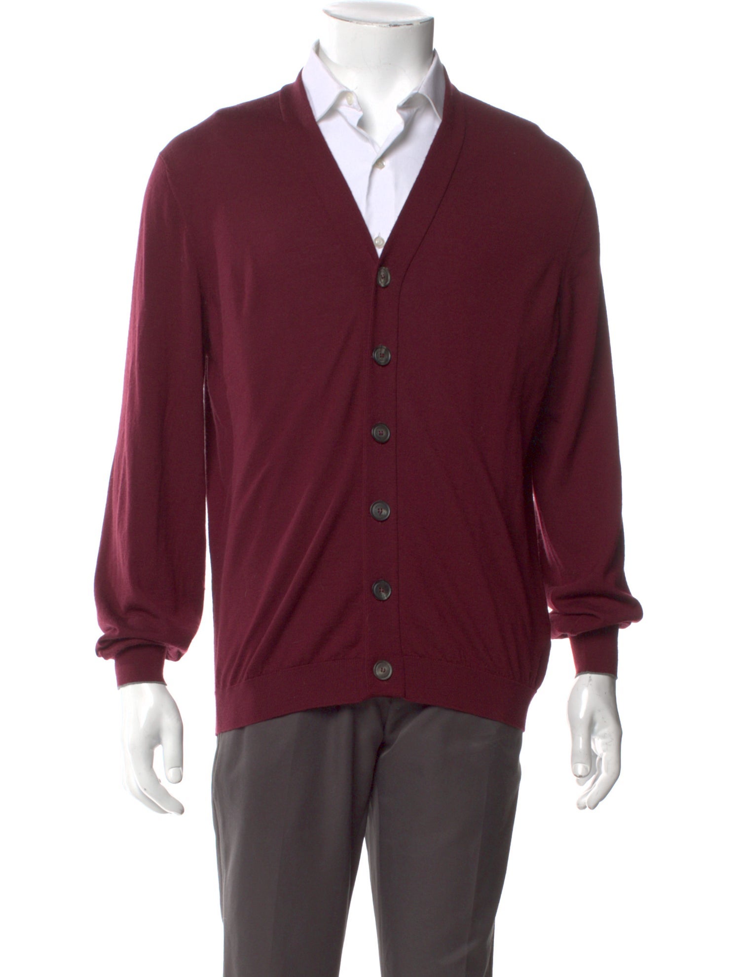 Brunello Cucinelli Virgin Wool V-Neck Cardigan