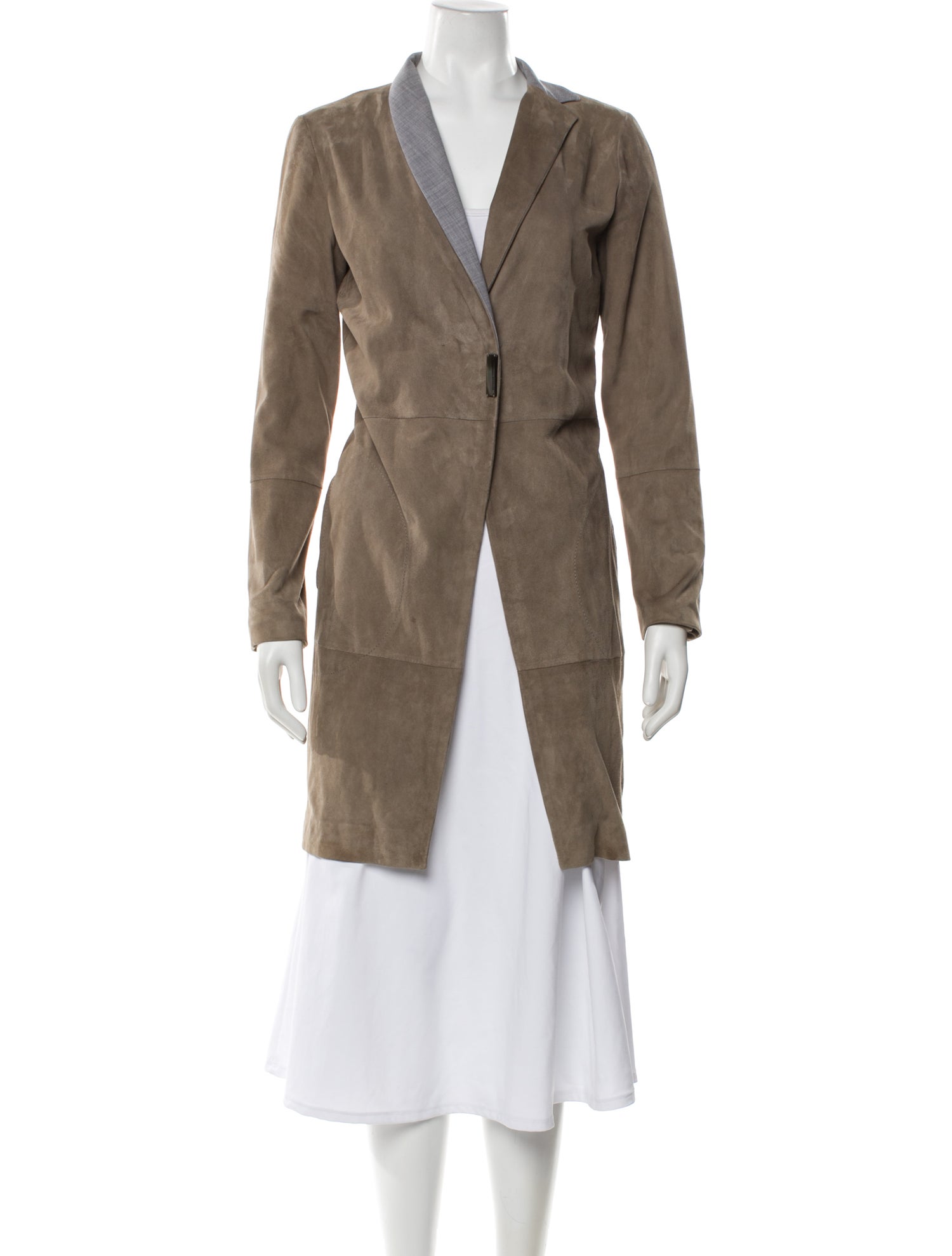 Brunello Cucinelli Leather Coat
