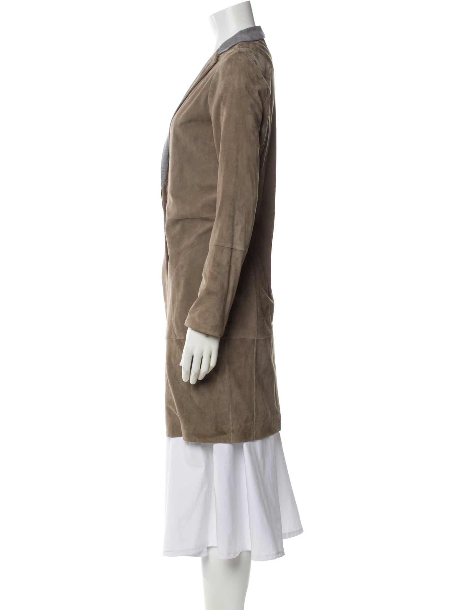 Brunello Cucinelli Leather Coat