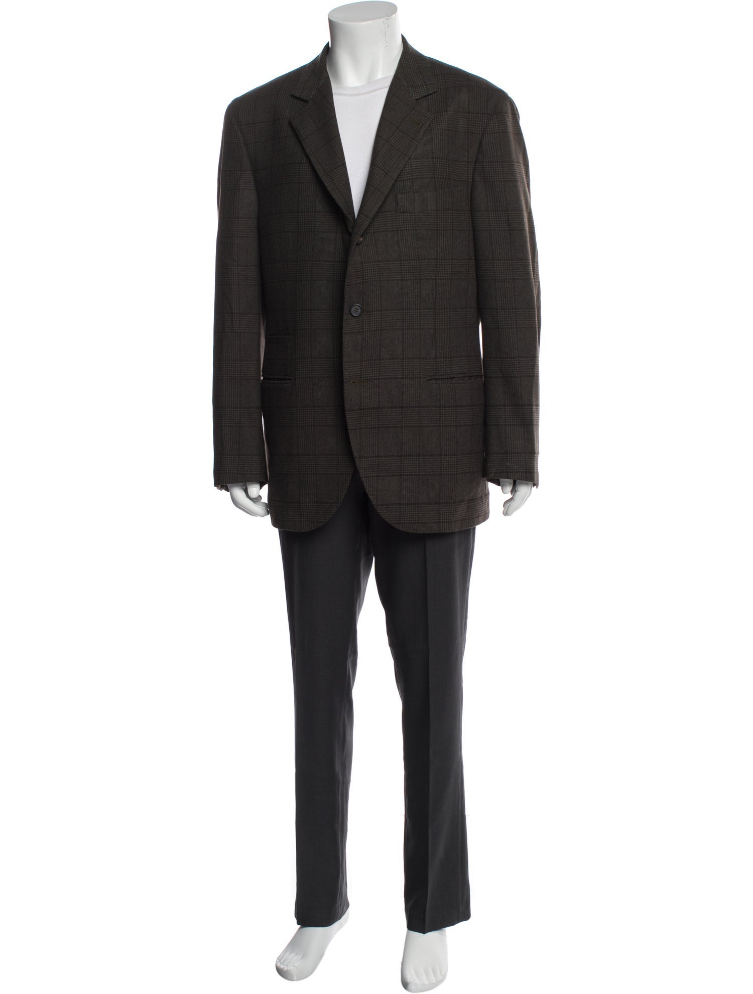 Brunello Cucinelli Plaid Print Blazer