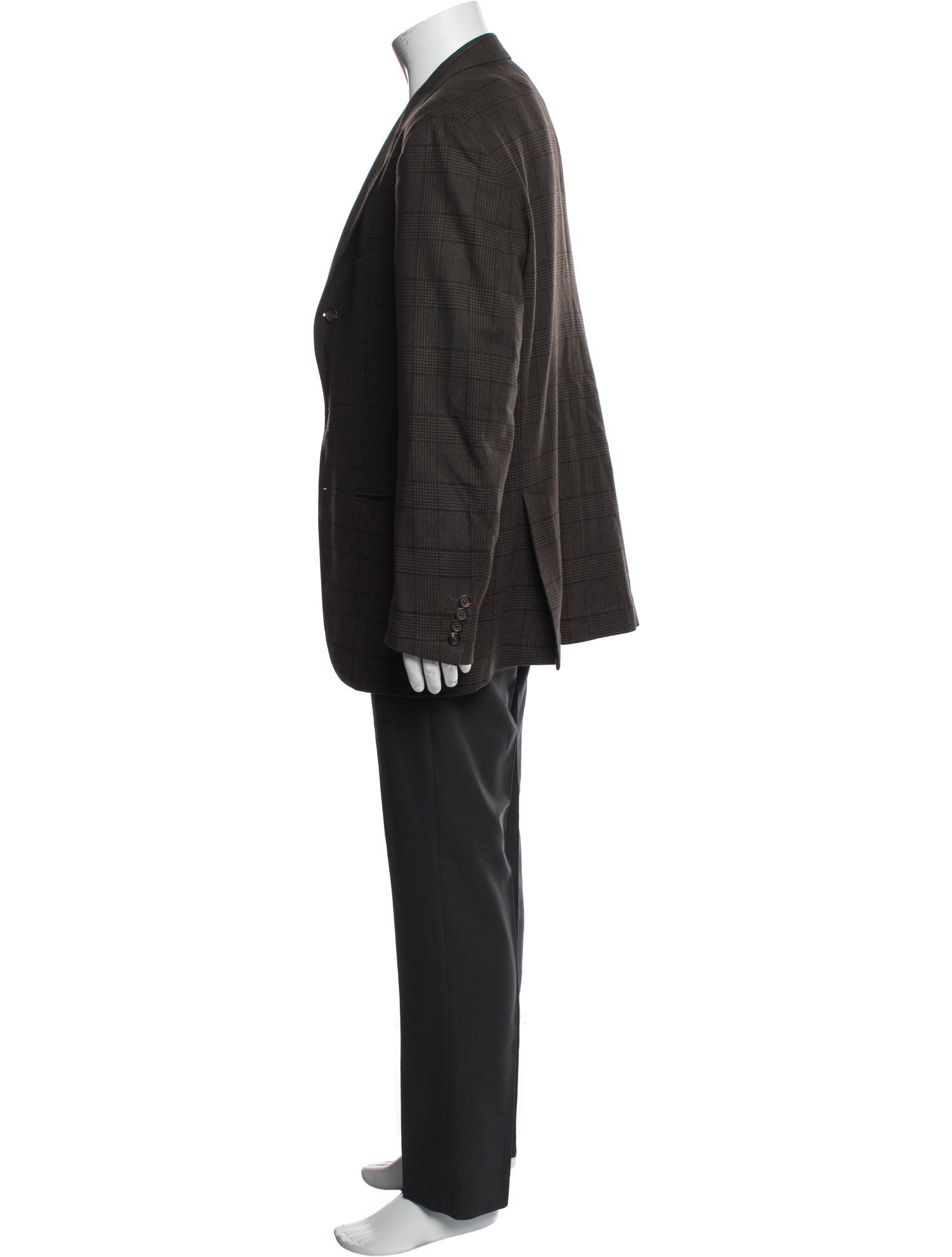 Brunello Cucinelli Plaid Print Blazer