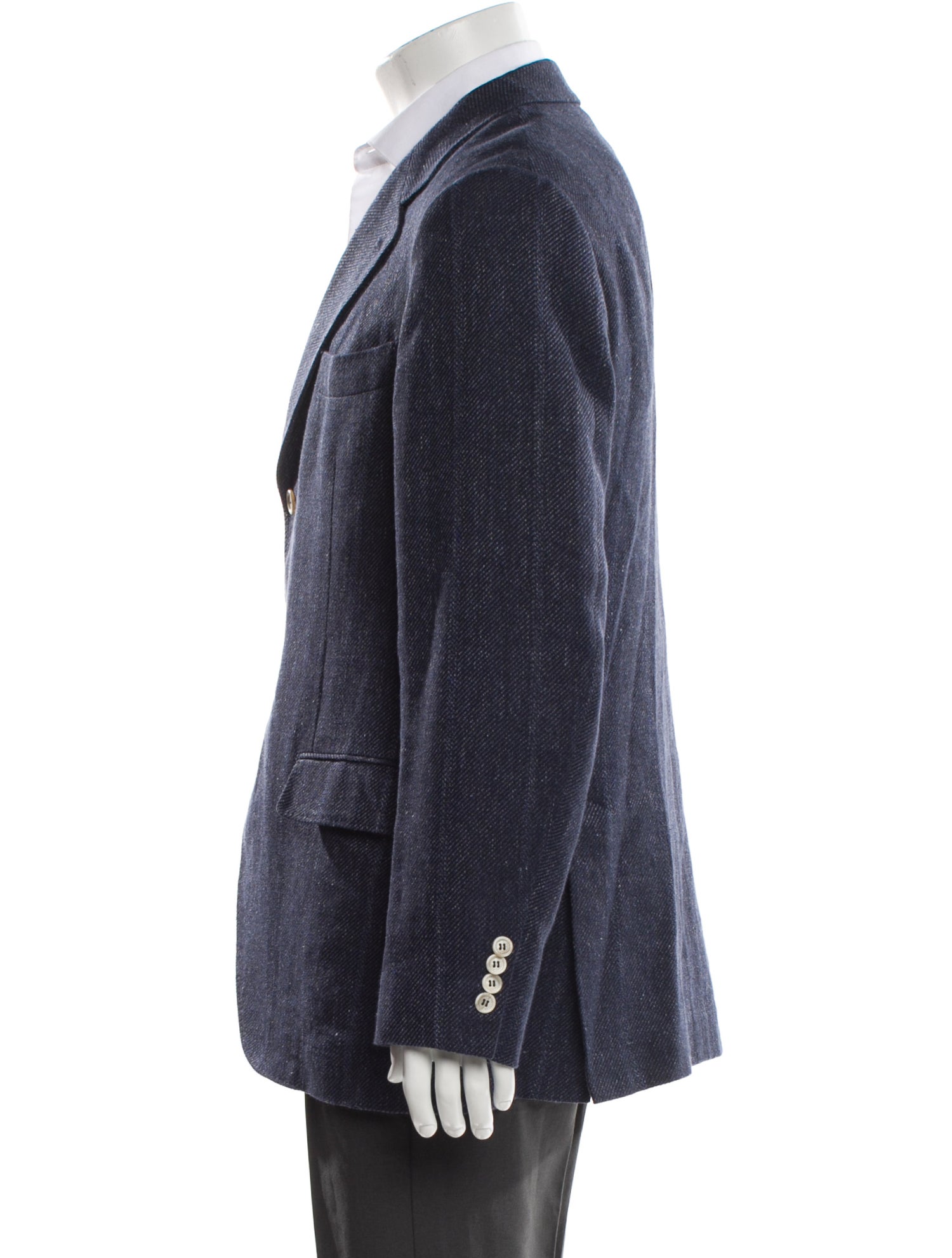 Brunello Cucinelli Whipstitch Trim Blazer