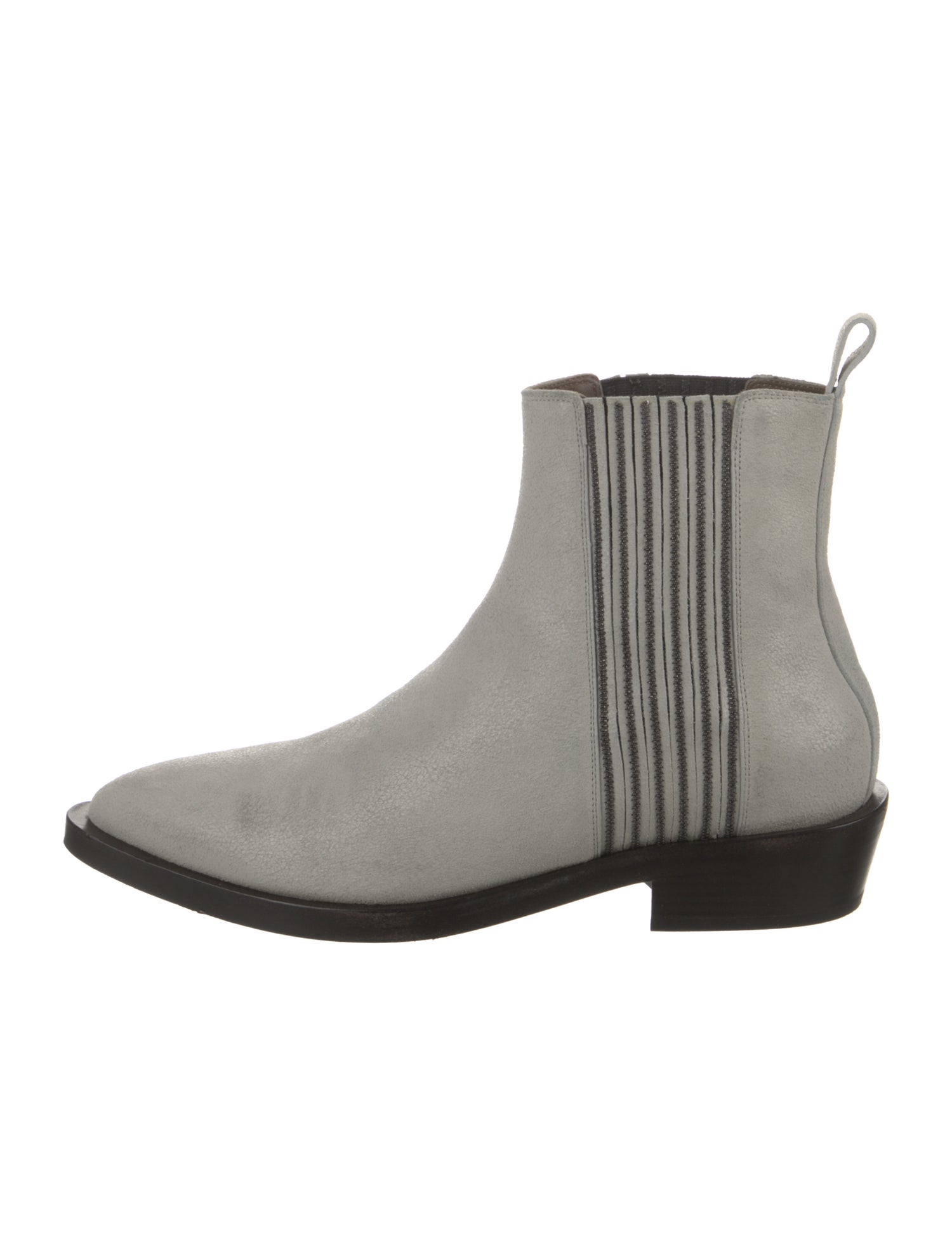 Brunello Cucinelli Suede Chelsea Boots