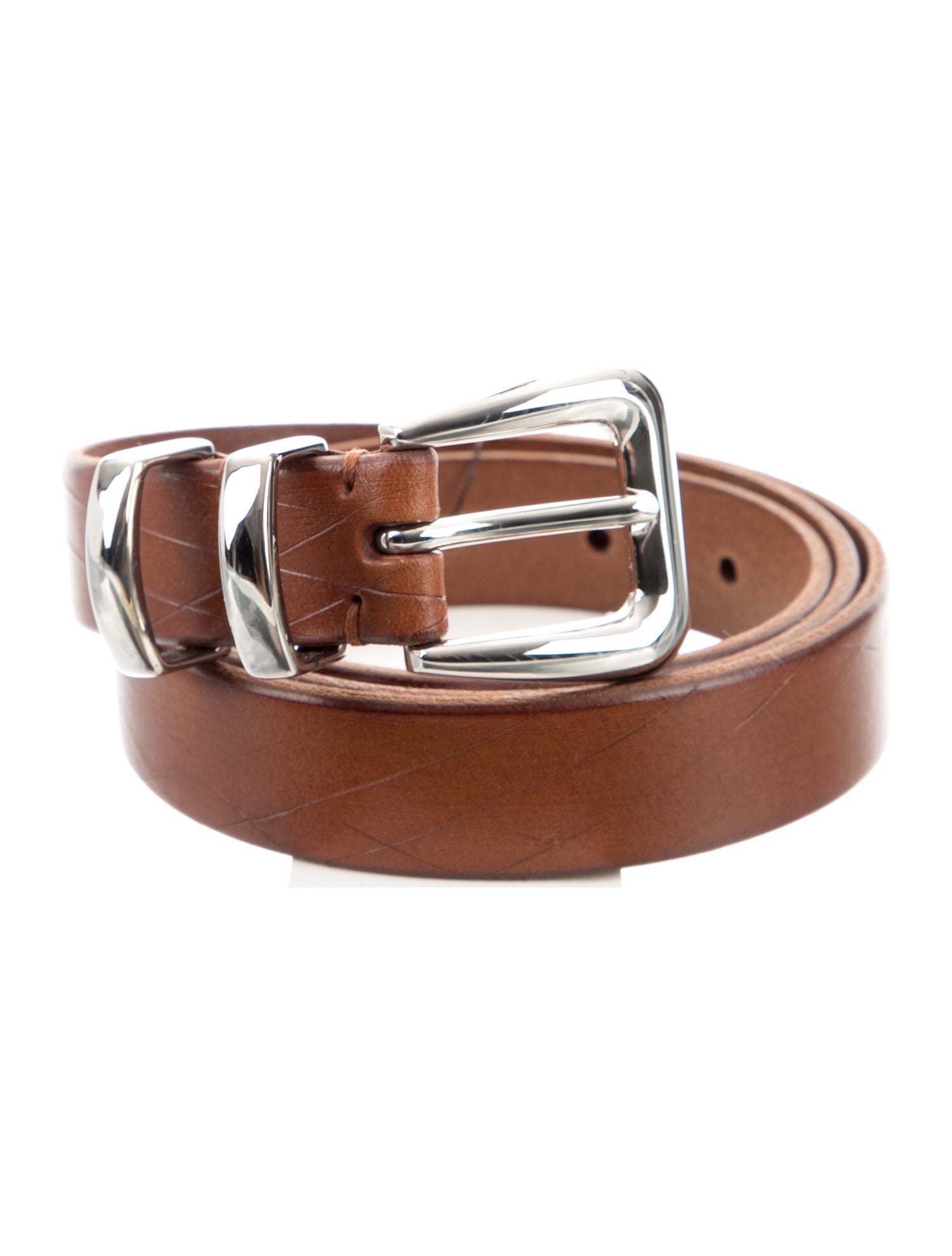 Brunello Cucinelli Skinny Leather Waist Belt w/ Tags