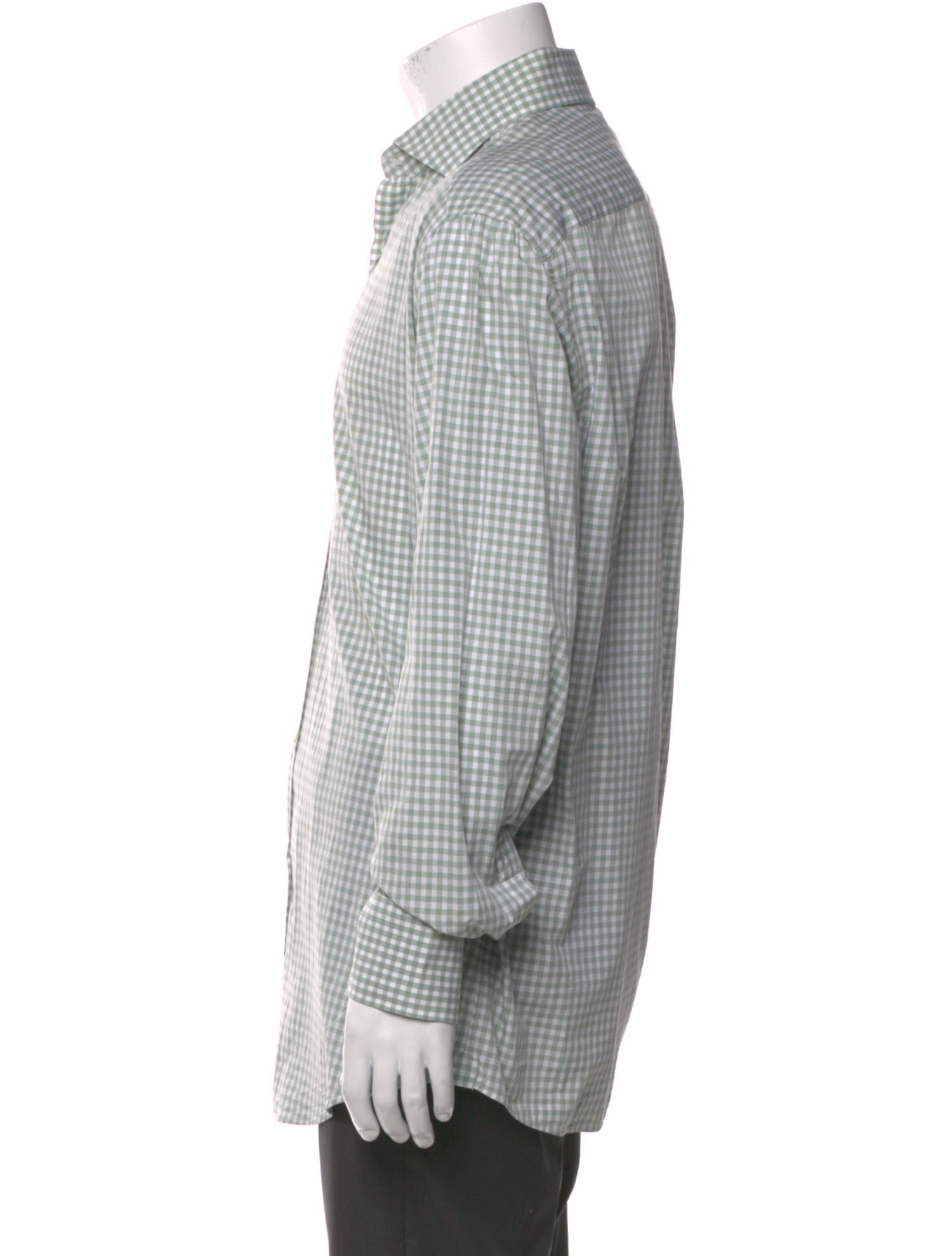 Brunello Cucinelli Plaid Print Long Sleeve Shirt